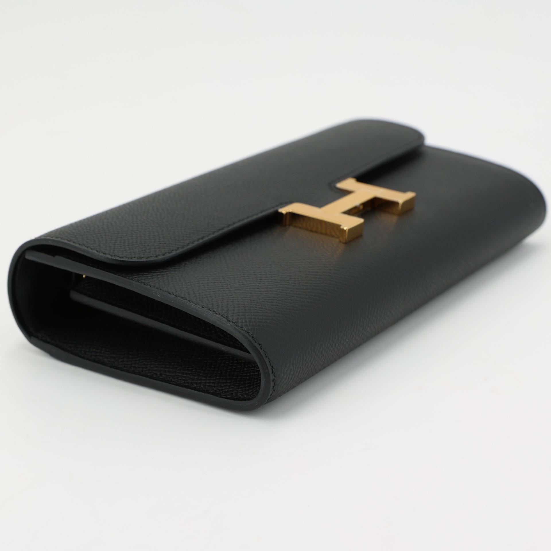 Brand New ( Rank N ) HERMÈS Constance To Go Black (89) Epsom Gold hardware W (2024) - 3