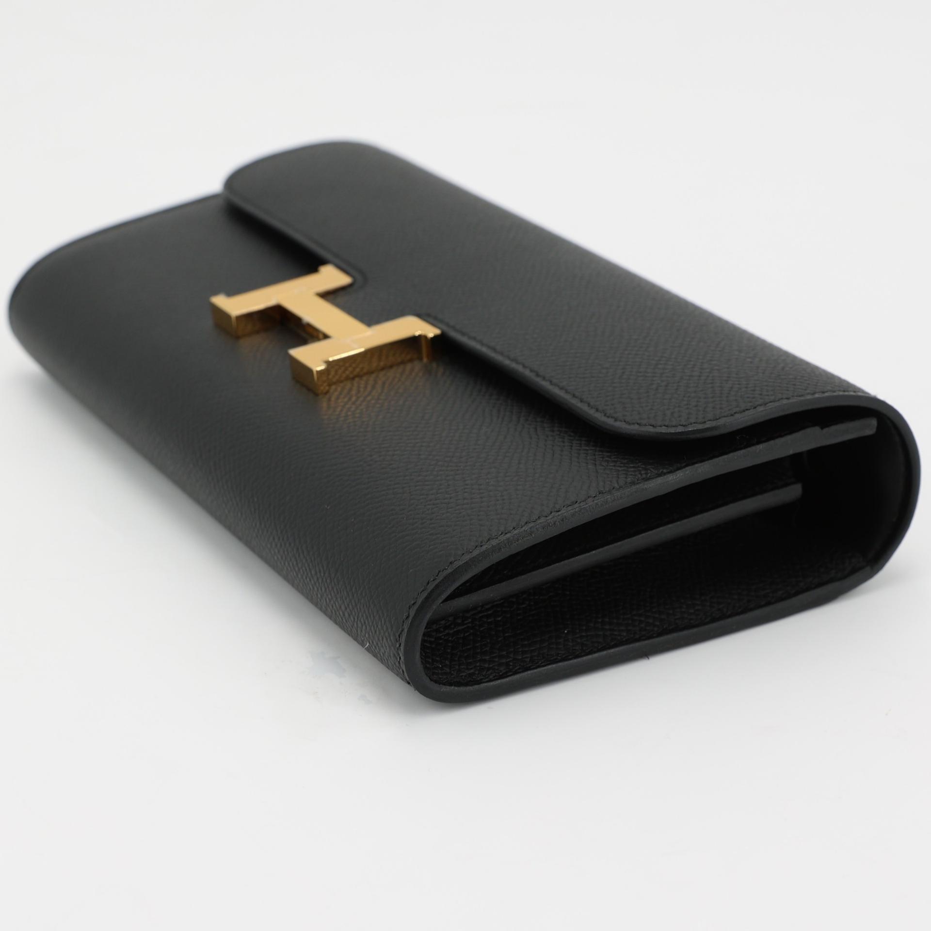 Brand New ( Rank N ) HERMÈS Constance To Go Black (89) Epsom Gold hardware W (2024) - 4