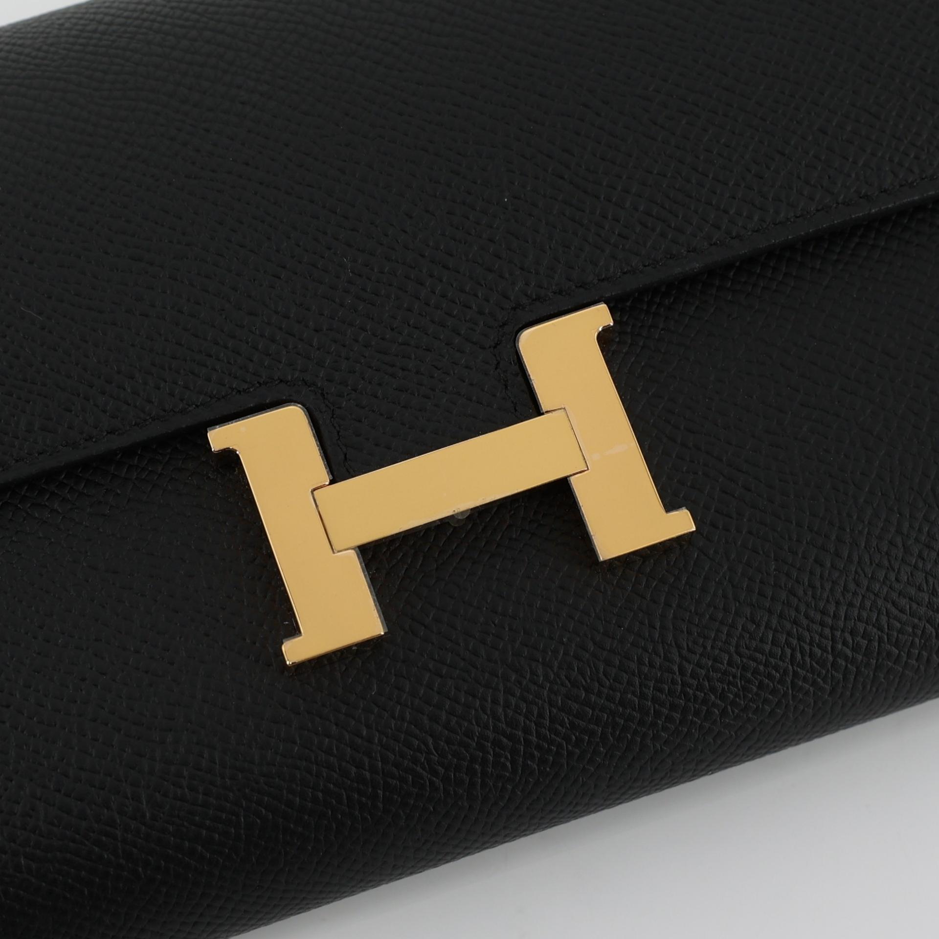 Brand New ( Rank N ) HERMÈS Constance To Go Black (89) Epsom Gold hardware W (2024) - 7