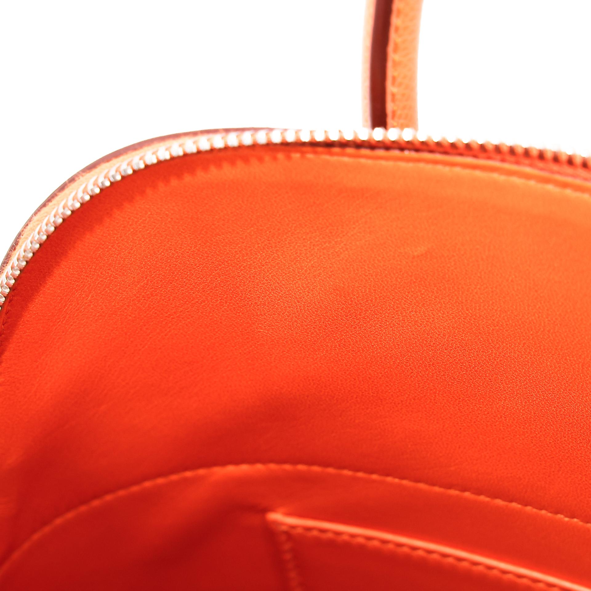 ランク SA HERMÈS エルメス ボリード31 オレンジ (93) エプソン シルバー金具 □J刻印 - 12