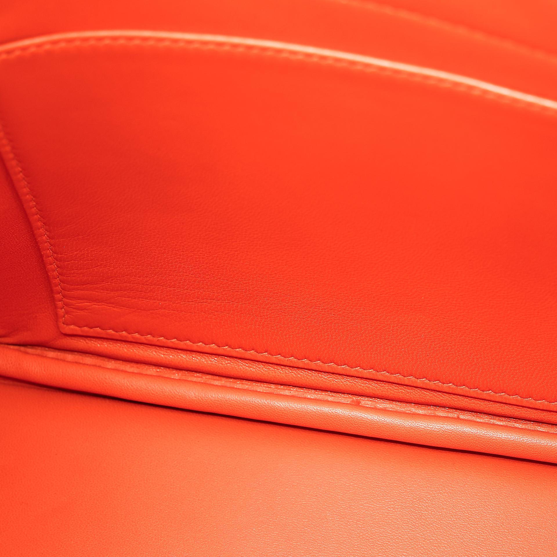 ランク SA HERMÈS エルメス ボリード31 オレンジ (93) エプソン シルバー金具 □J刻印 - 14