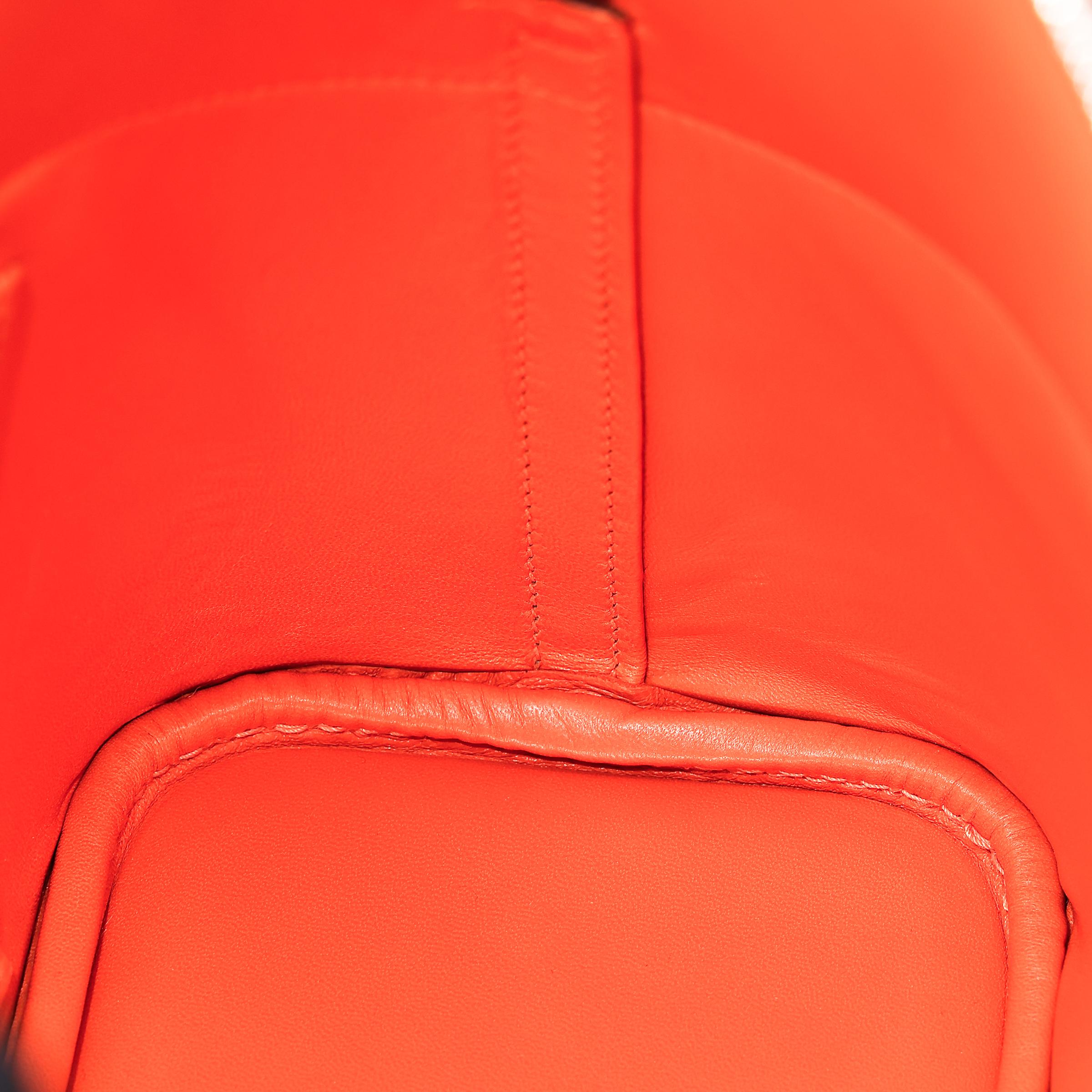 SA超美品 HERMÈS 爱马仕 Bolide 31 93 爱马仕橘 Orange Epsom牛皮 银扣 □J刻 2006年 - 16