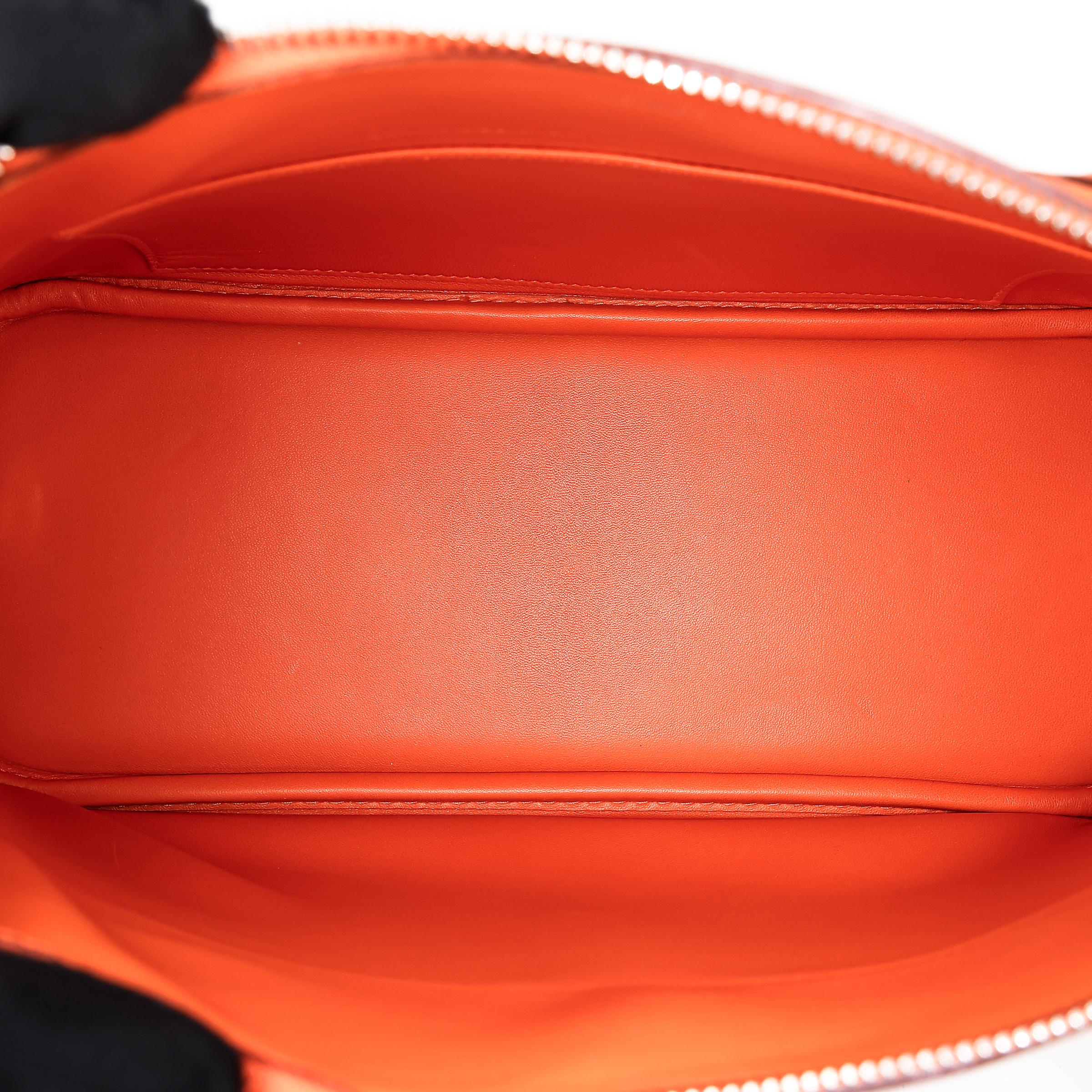 SA超美品 HERMÈS 爱马仕 Bolide 31 93 爱马仕橘 Orange Epsom牛皮 银扣 □J刻 2006年 - 18