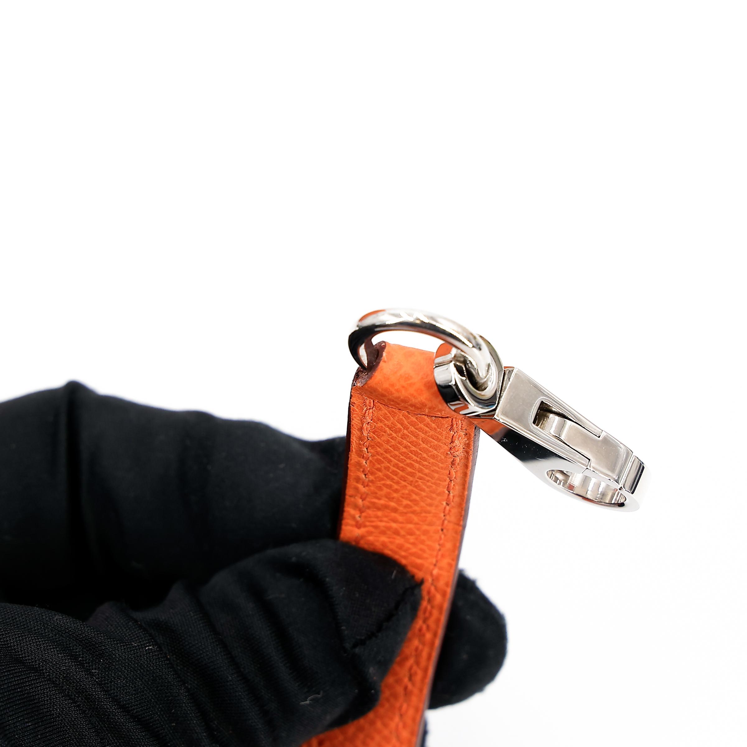 SA超美品 HERMÈS 爱马仕 Bolide 31 93 爱马仕橘 Orange Epsom牛皮 银扣 □J刻 2006年 - 20