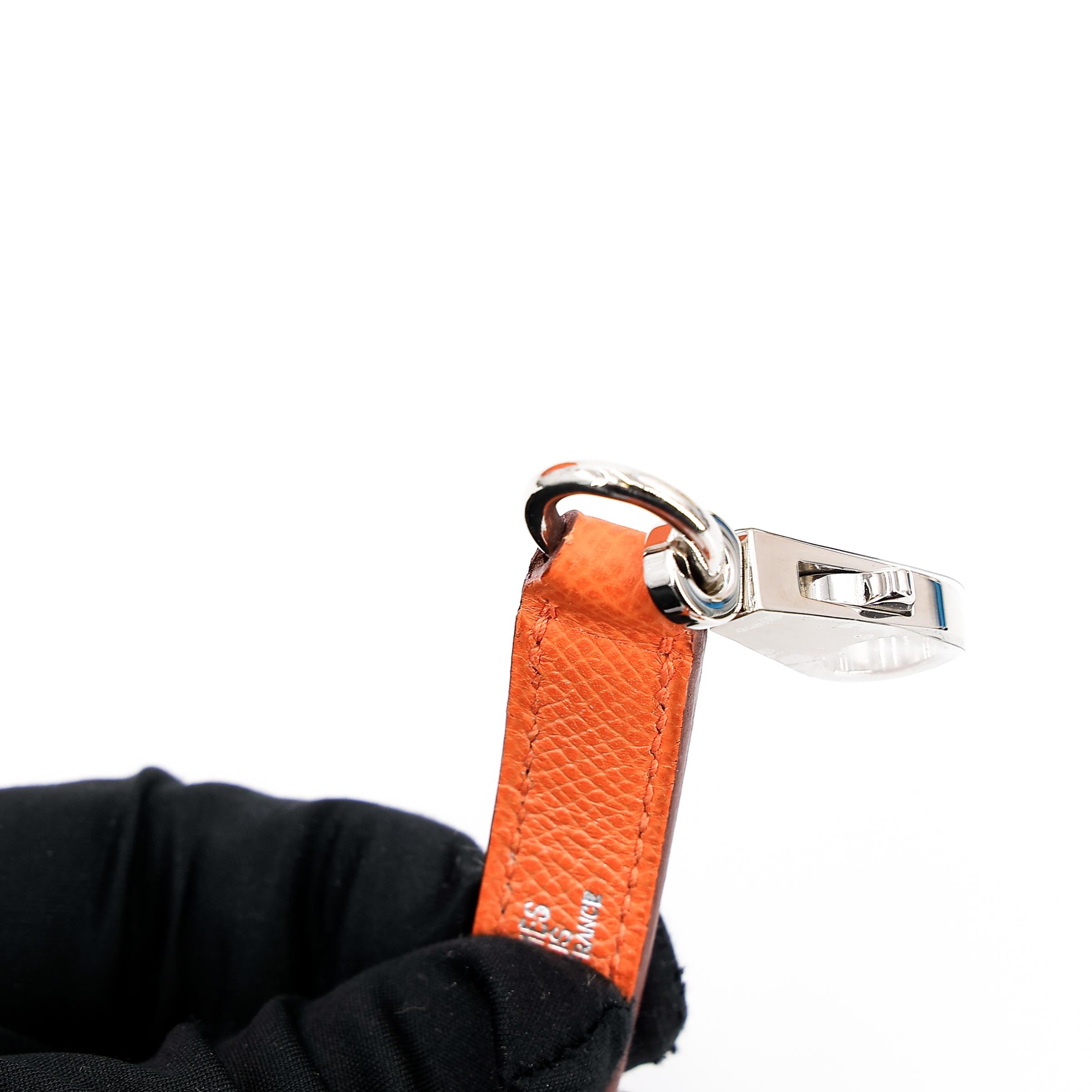 SA超美品 HERMÈS 爱马仕 Bolide 31 93 爱马仕橘 Orange Epsom牛皮 银扣 □J刻 2006年 - 22