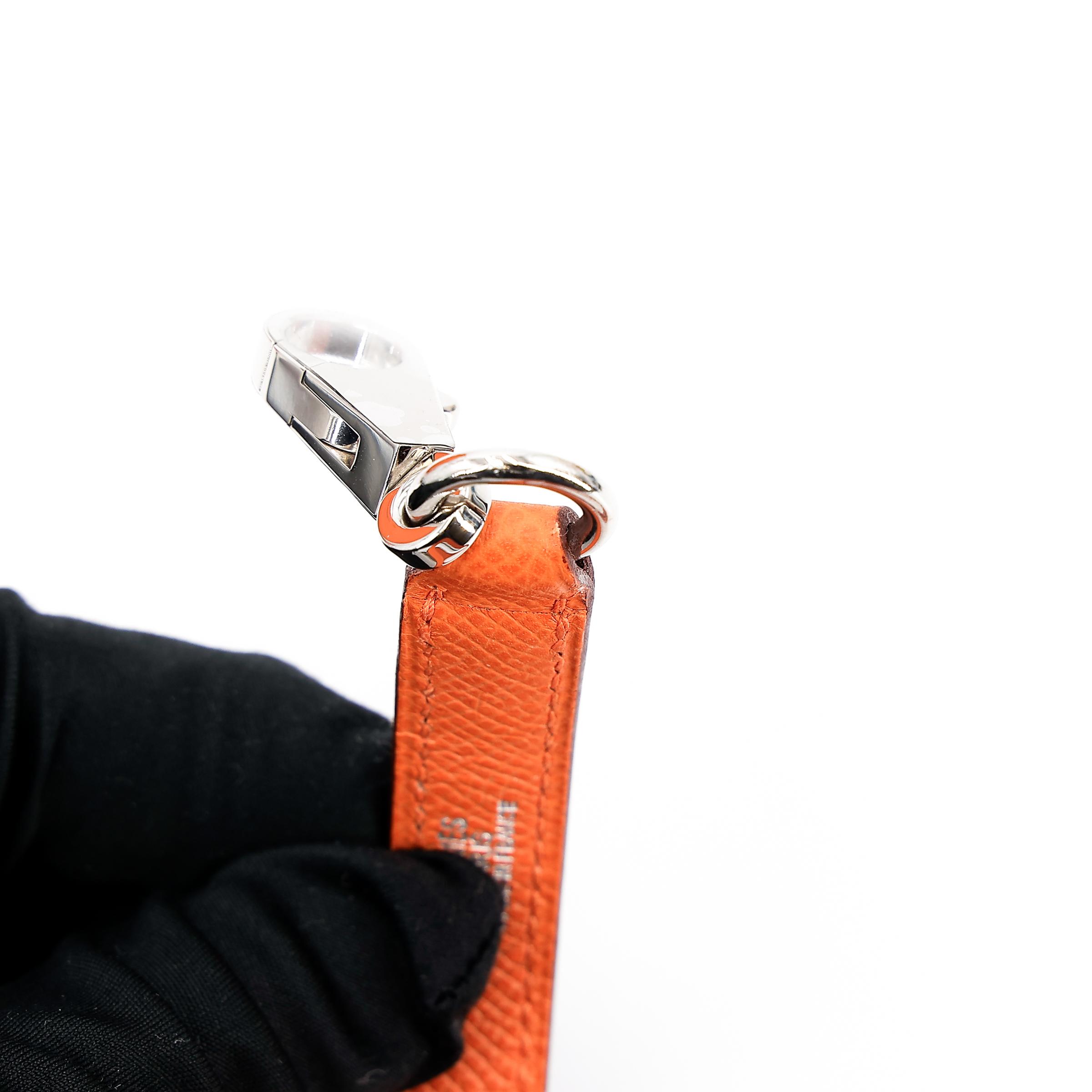 SA超美品 HERMÈS 爱马仕 Bolide 31 93 爱马仕橘 Orange Epsom牛皮 银扣 □J刻 2006年 - 23