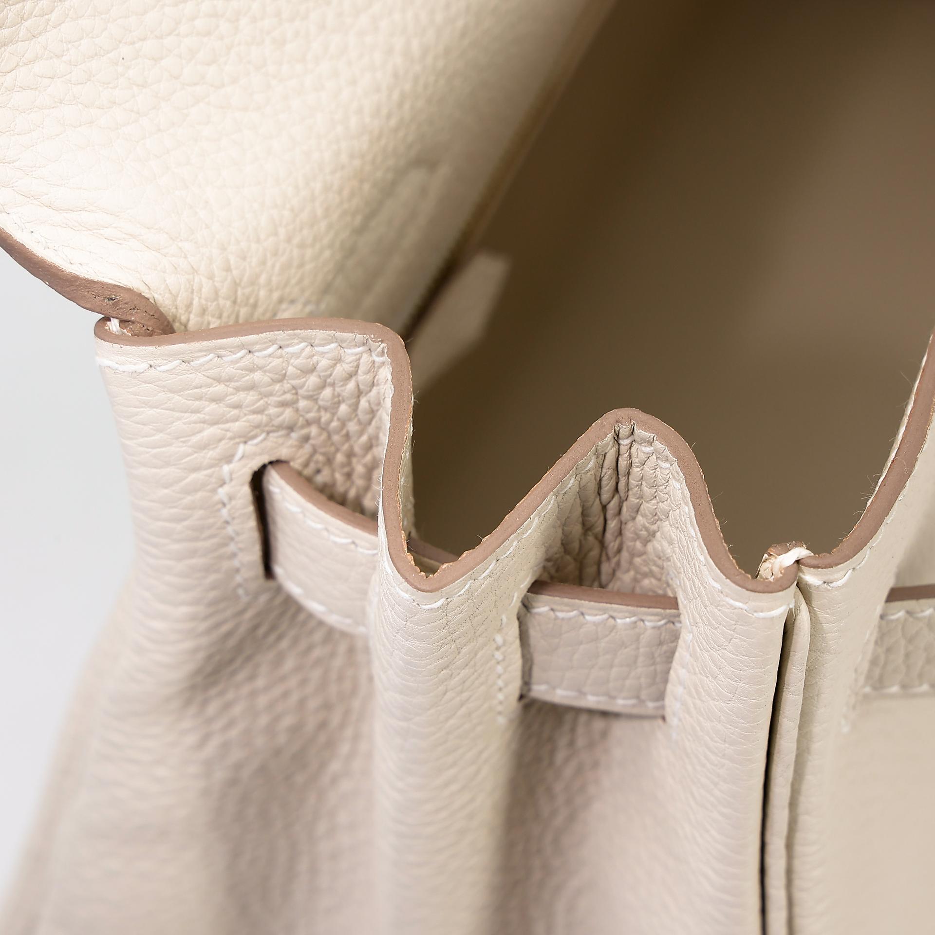 Brand New ( Rank N ) HERMÈS Kelly 28 Craie (10) Togo Gold hardware W (2024) - 14