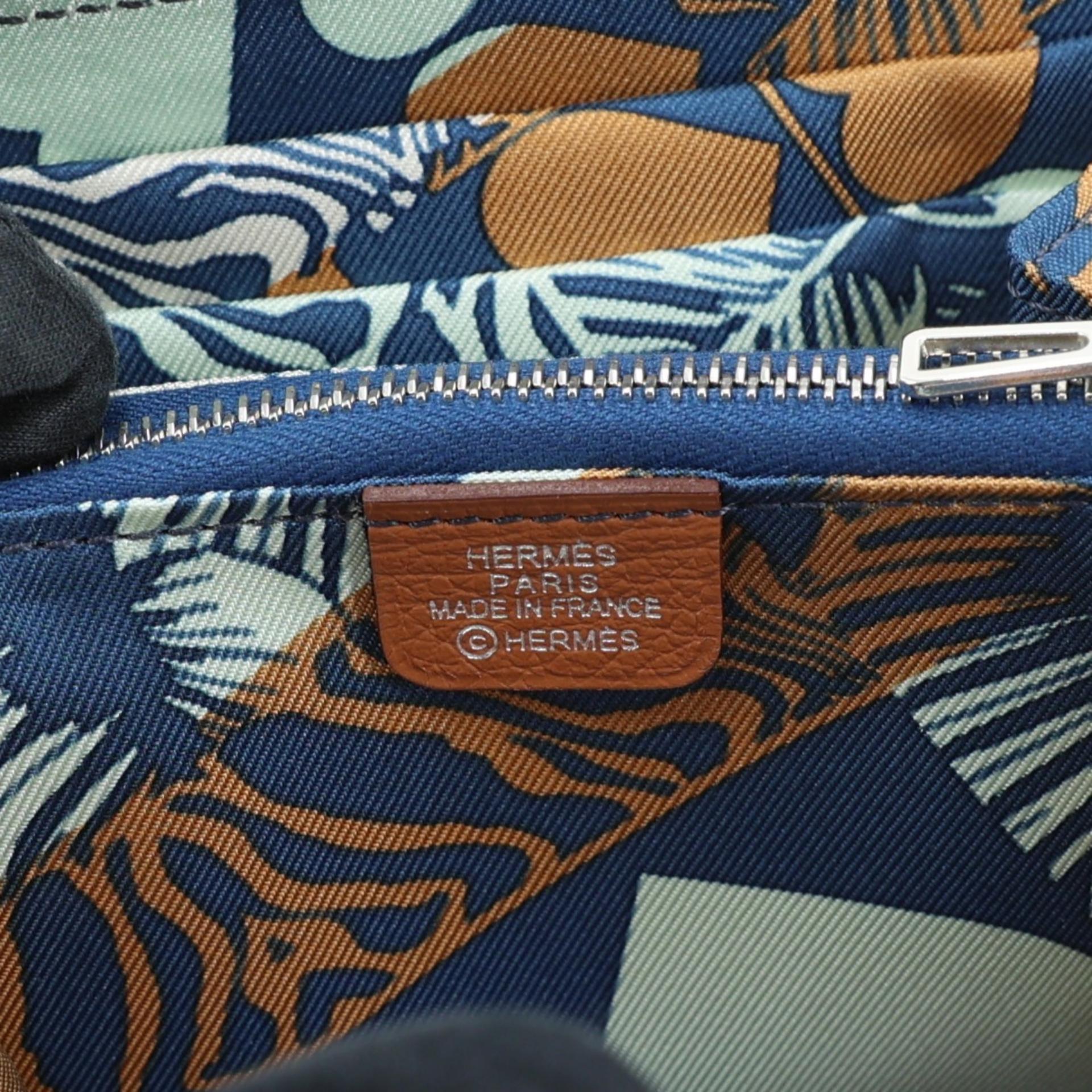 Brand New ( Rank N ) HERMÈS Silk’in Compact wallet Gold (37) Navy (7U) Blue Evercolor Palladium hardware B (2023) - 10