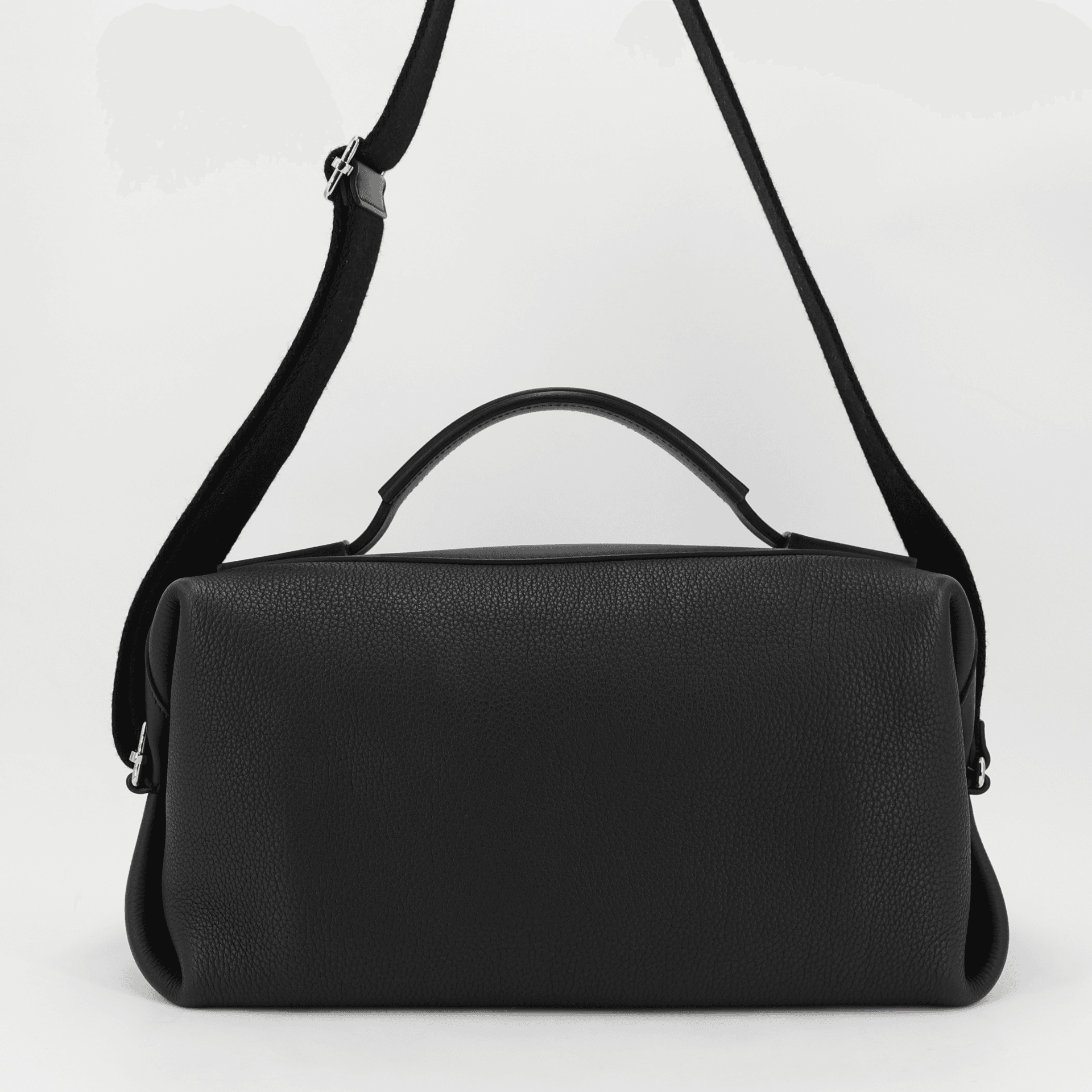 Excellent ( Rank SA ) HERMÈS Emile 30 Black (89) Togo Swift Wool Gold hardware Z (2021) - 2