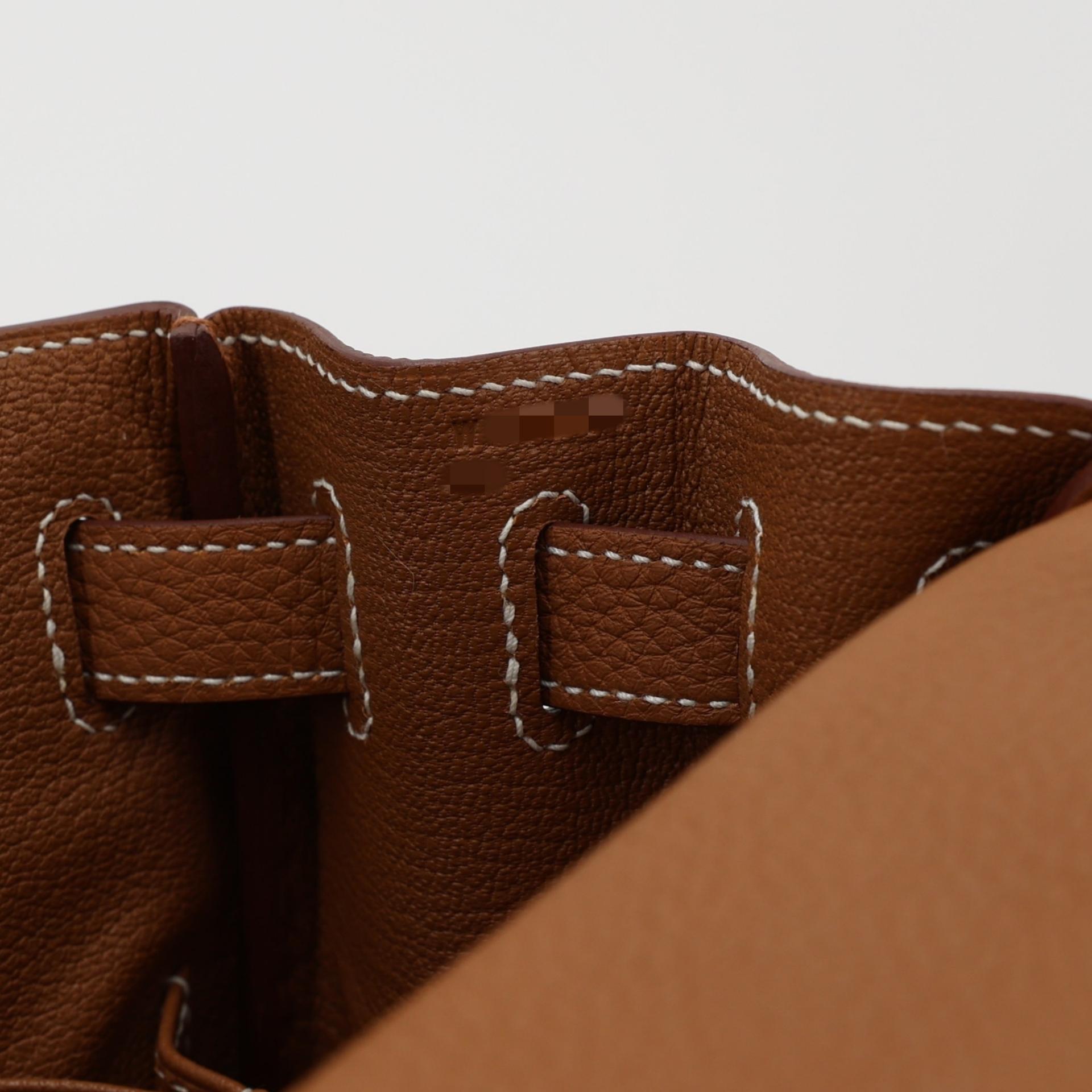 Brand New ( Rank N ) HERMÈS Kelly 28 Gold (37) Togo Palladium hardware W (2024) - 14