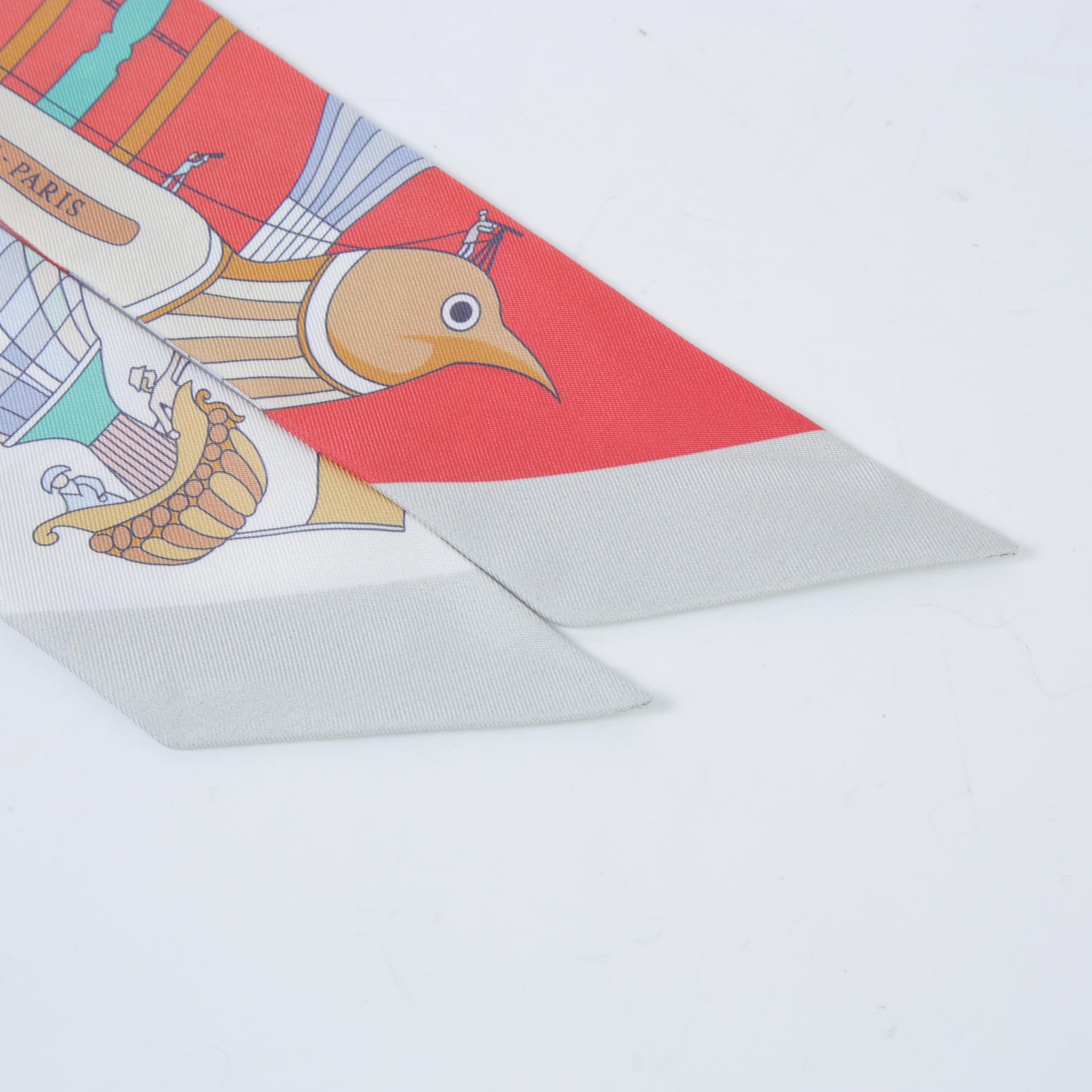 Very Good ( Rank A) HERMÈS Twilly  Les Folies Du Ciel Multi-color Silk None None - 3