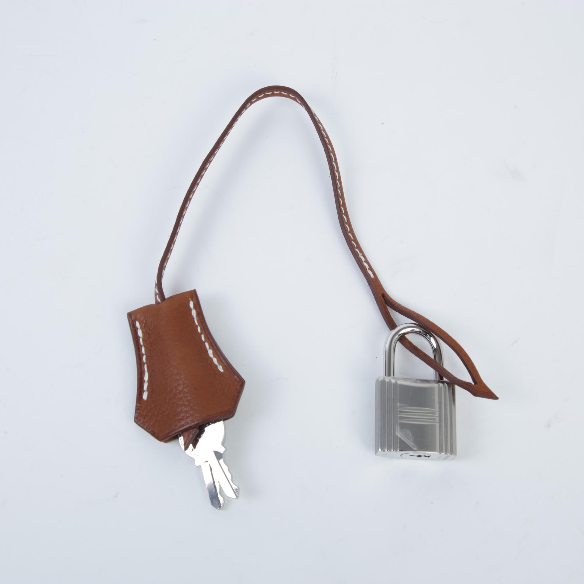 Brand New ( Rank N ) HERMÈS Hac a Dos PM Fauve (34) Barenia Faubourg Palladium hardware W (2024) - 14
