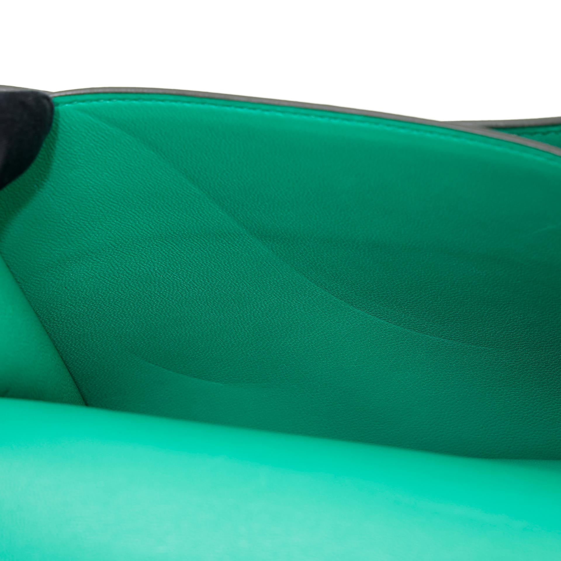 Very Good ( Rank A) HERMÈS Constance Mini Vert Vertigo (U4) Epsom Enamel hardware Z (2021) - 22