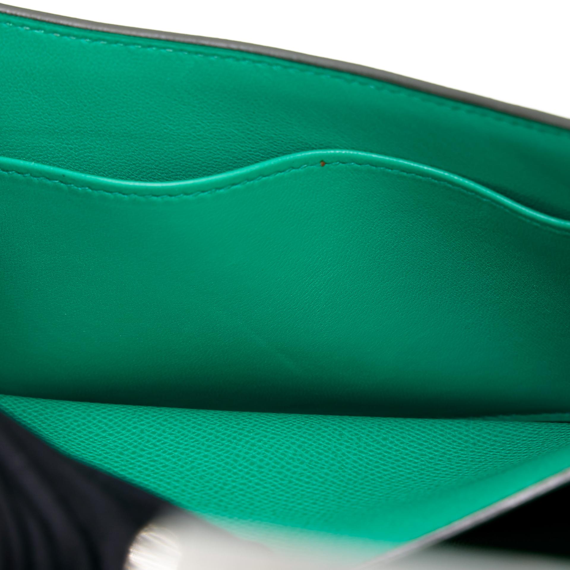 Very Good ( Rank A) HERMÈS Constance Mini Vert Vertigo (U4) Epsom Enamel hardware Z (2021) - 23