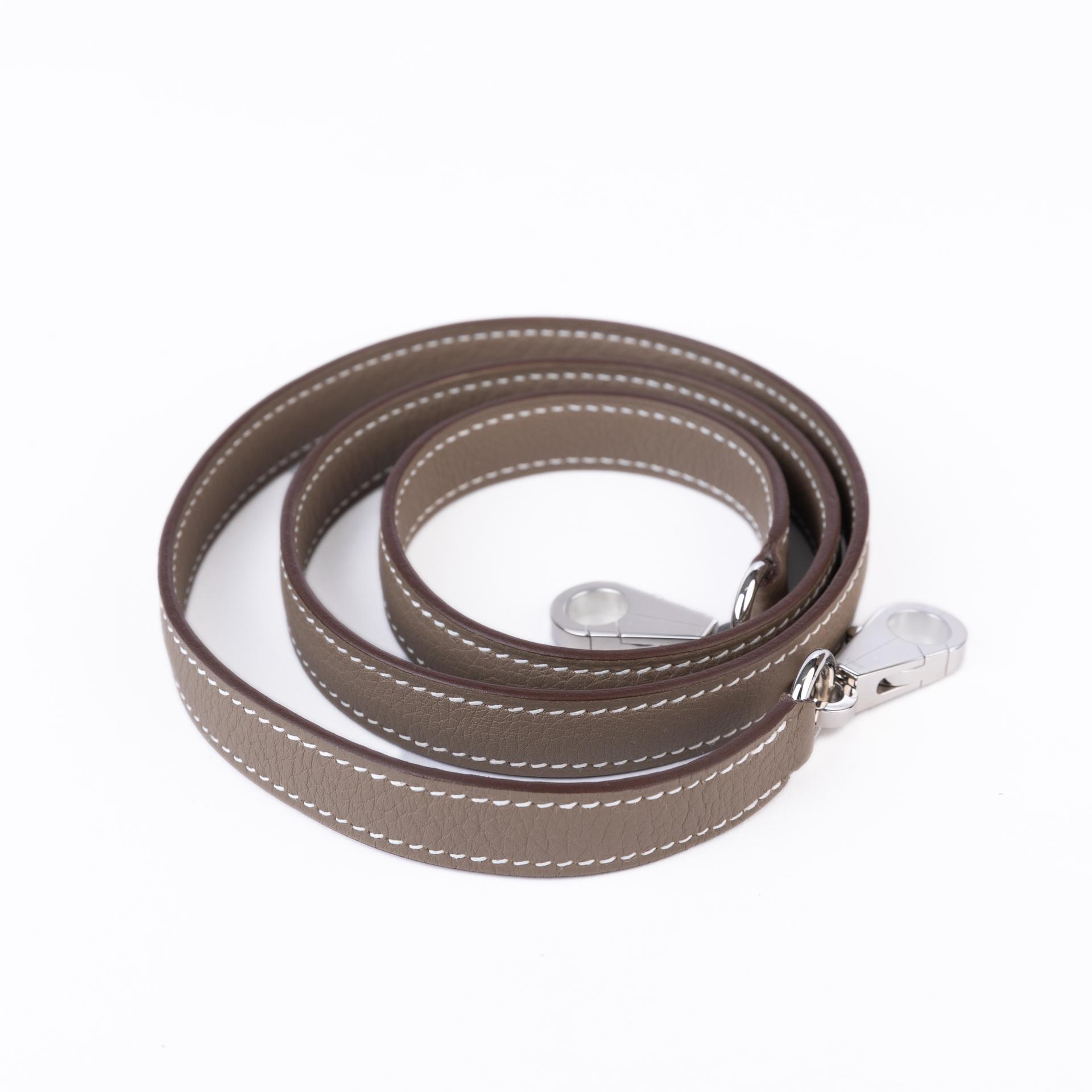 Brand New ( Rank N ) HERMÈS Kelly 25 Etoupe (18) Togo Palladium hardware W (2024) - 14