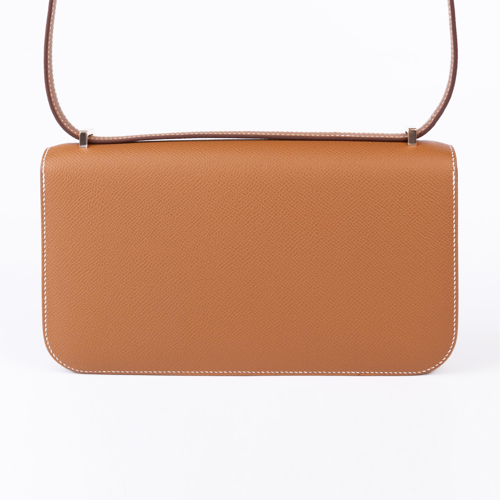 Brand New ( Rank N ) HERMÈS Constance Elan 2024 Gold (37) Epsom Rose Gold hardware W (2024) - 2