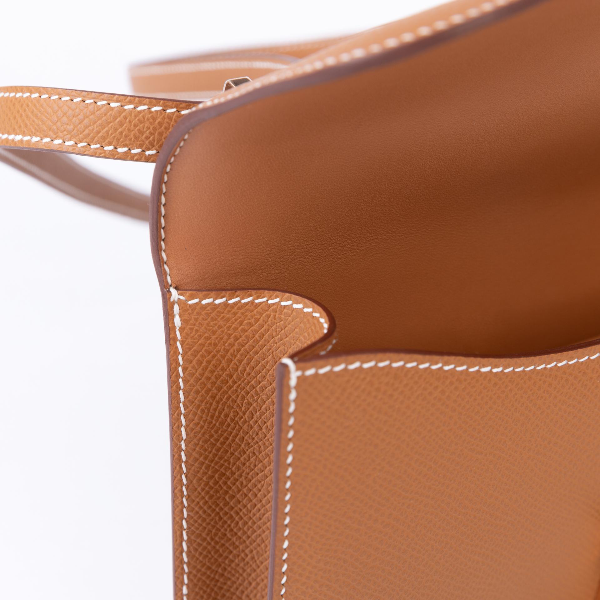 Brand New ( Rank N ) HERMÈS Constance Elan 2024 Gold (37) Epsom Rose Gold hardware W (2024) - 13