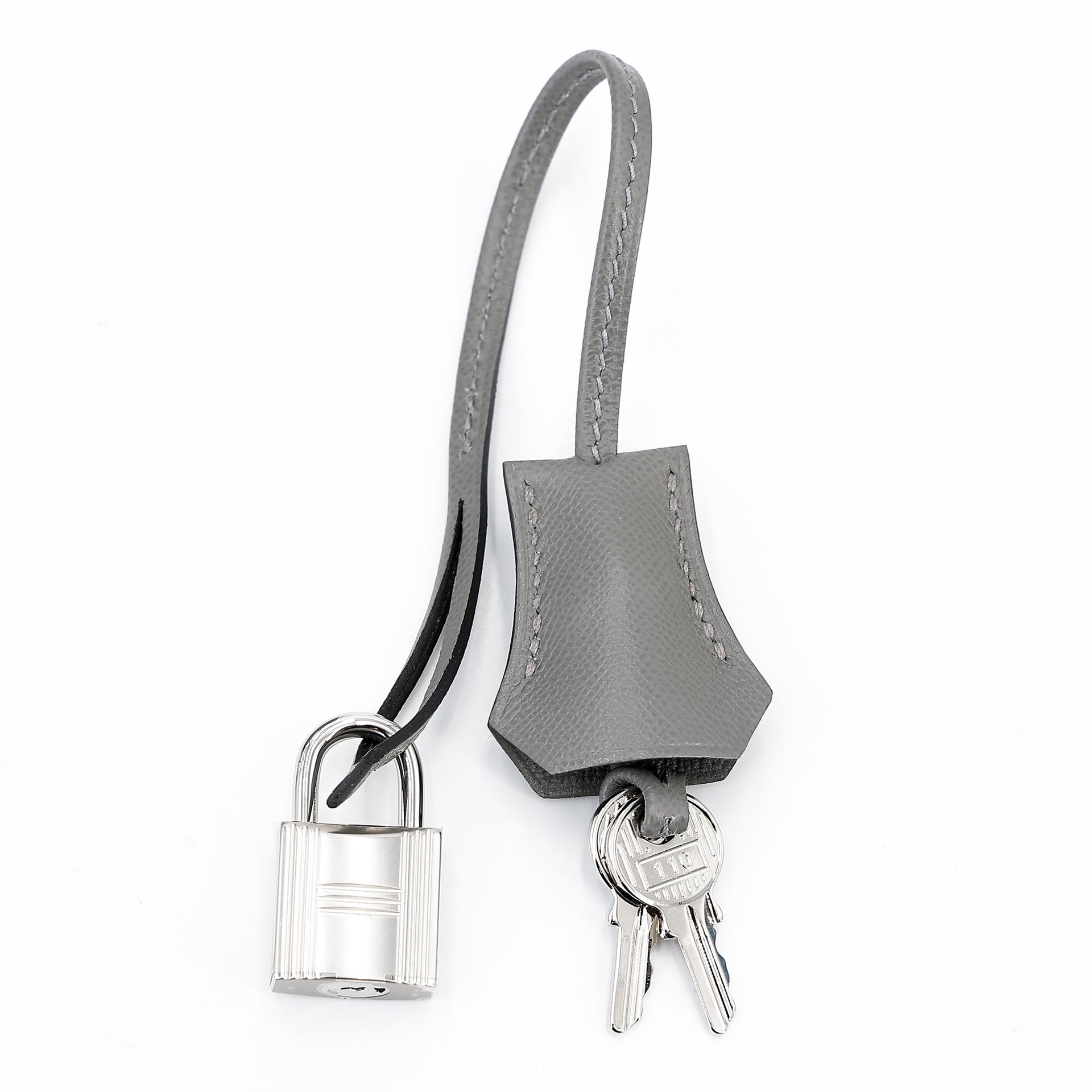 Unused ( Rank NS ) HERMÈS Birkin 30 Sellier Gris Meyer (0L) Madame Palladium hardware W (2024) - 18