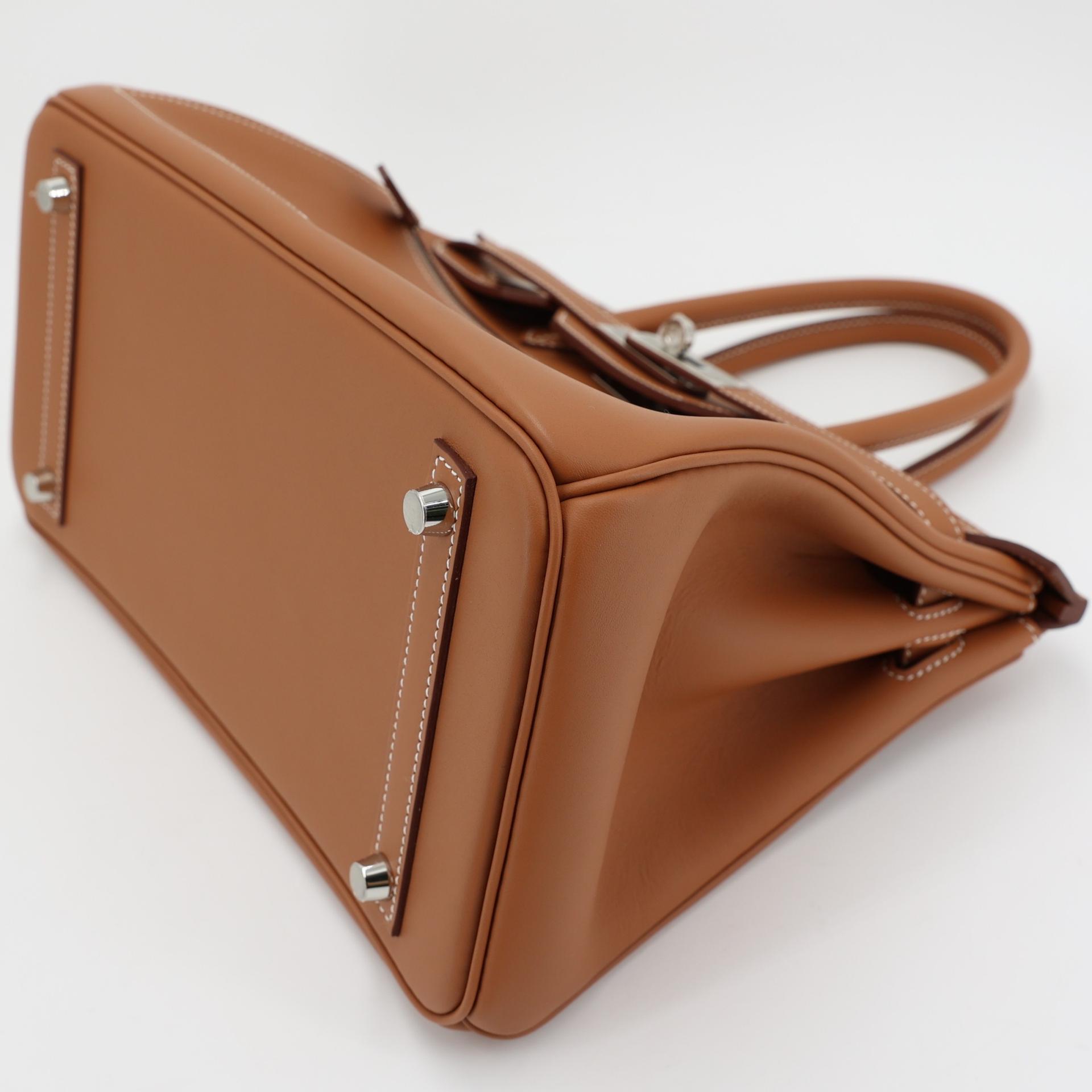 Brand New ( Rank N ) HERMÈS Limited Edition Birkin 30 Colormatic Gold (37) Swift Palladium hardware W (2024) - 5