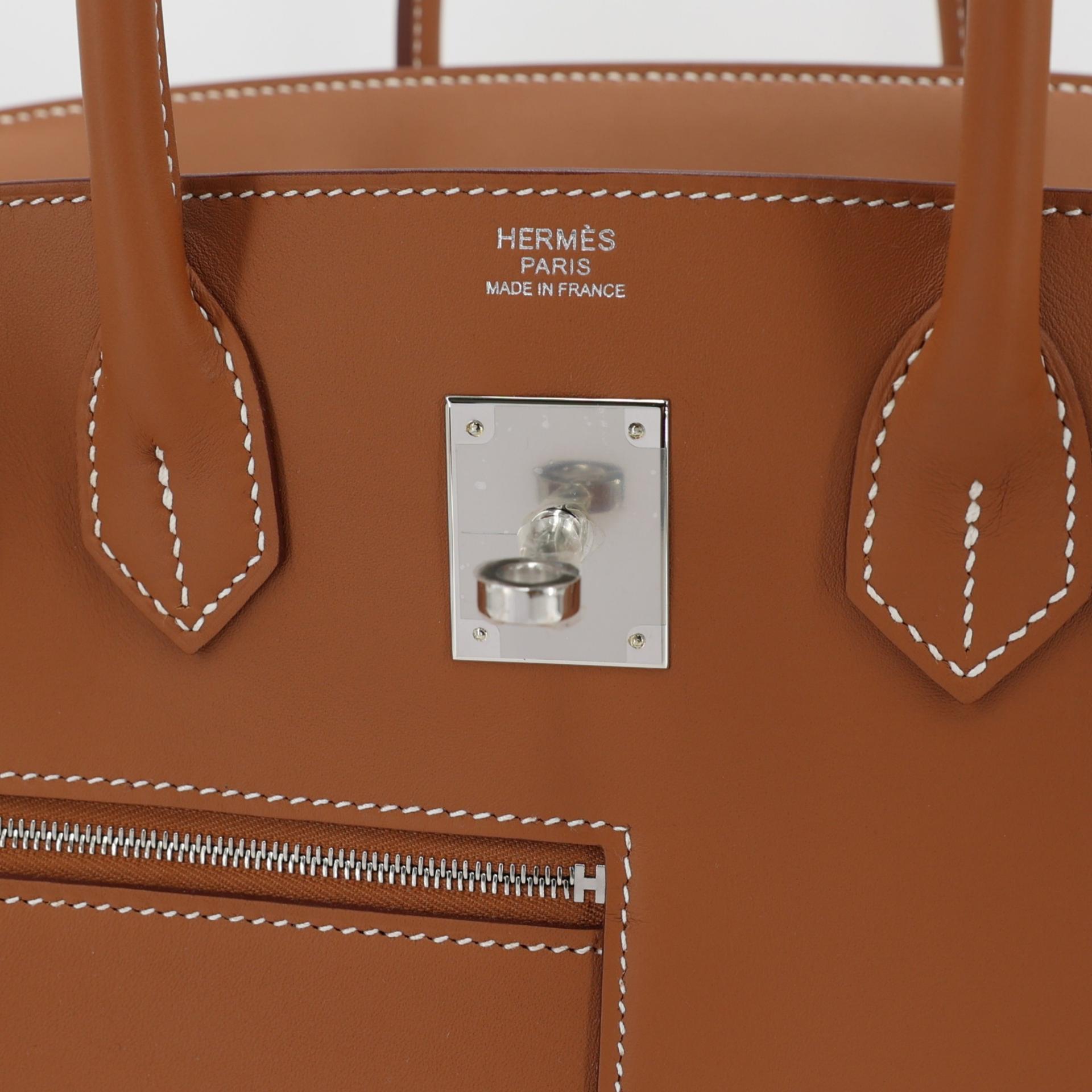 Brand New ( Rank N ) HERMÈS Limited Edition Birkin 30 Colormatic Gold (37) Swift Palladium hardware W (2024) - 9