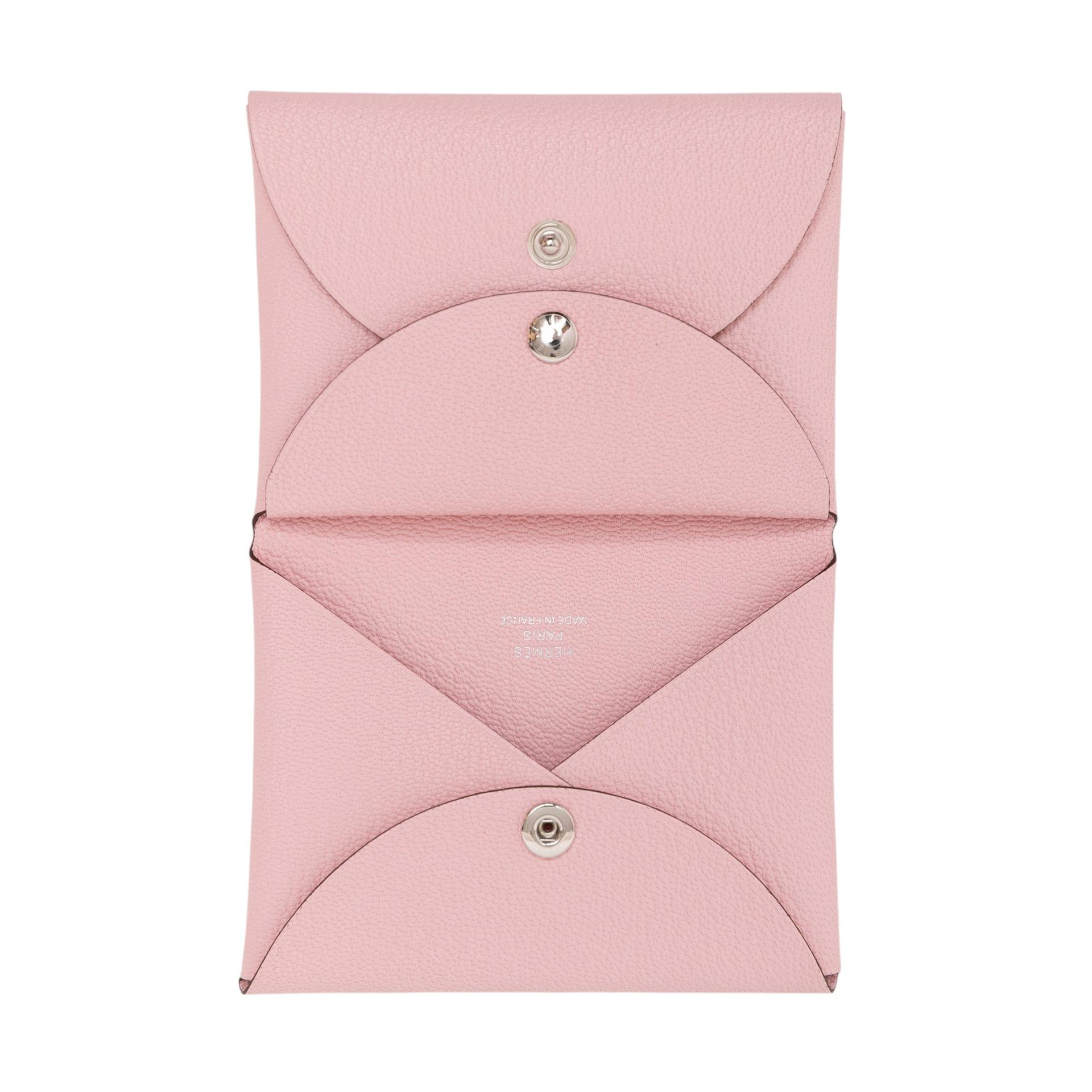 Calvi Duo card holder Rose Darling (M7) - GINZA XIAOMA | Hermès
