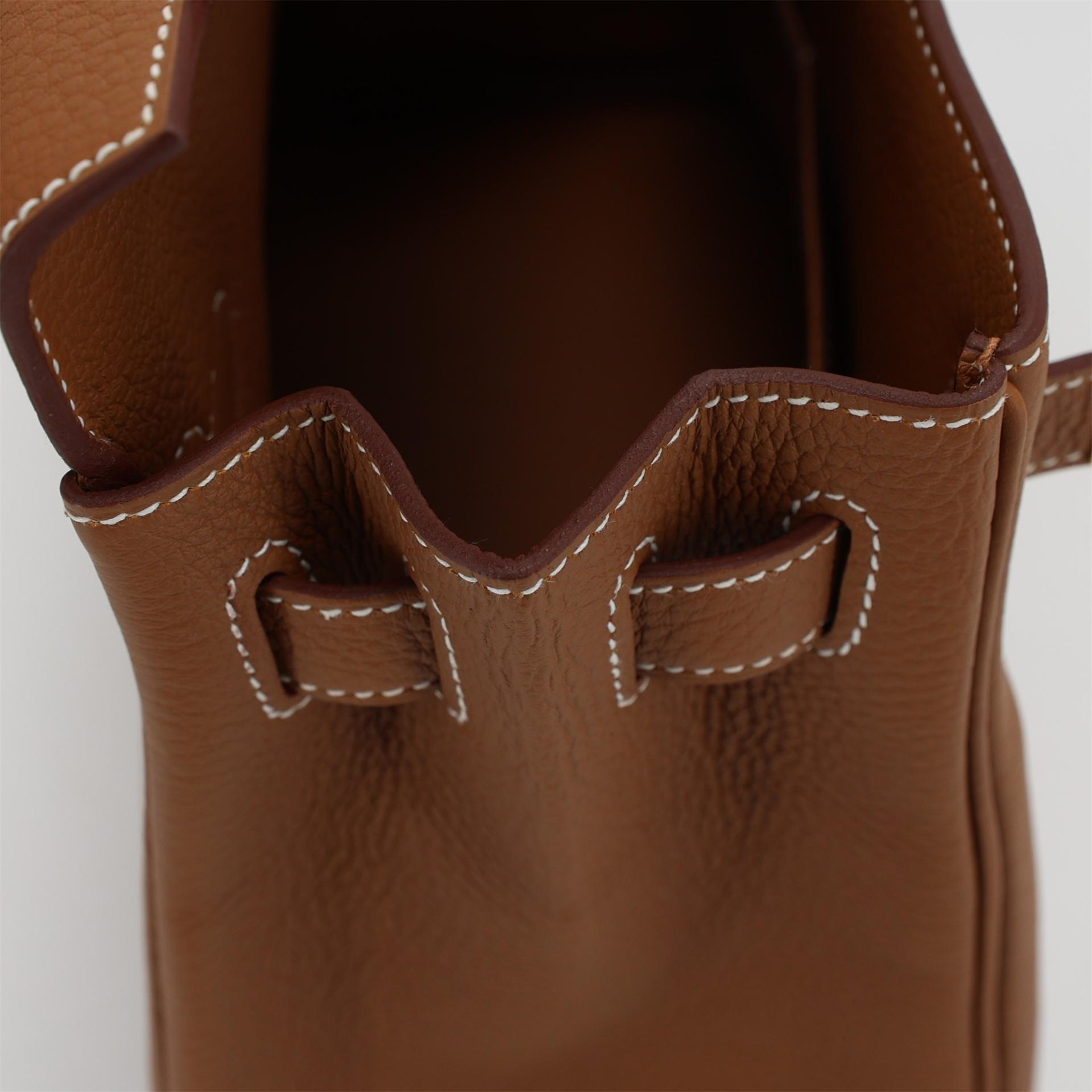 全新 HERMÈS 愛馬仕 Kelly 28 37 金棕色 Gold Togo小牛皮 金扣 W刻 2024年 - 13