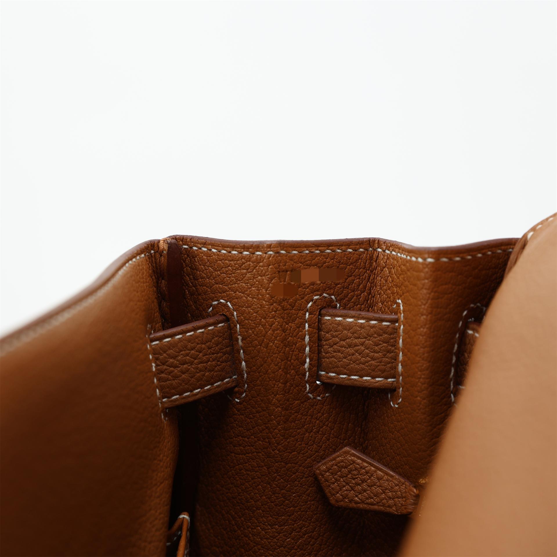 全新 HERMÈS 愛馬仕 Kelly 28 37 金棕色 Gold Togo小牛皮 金扣 W刻 2024年 - 15