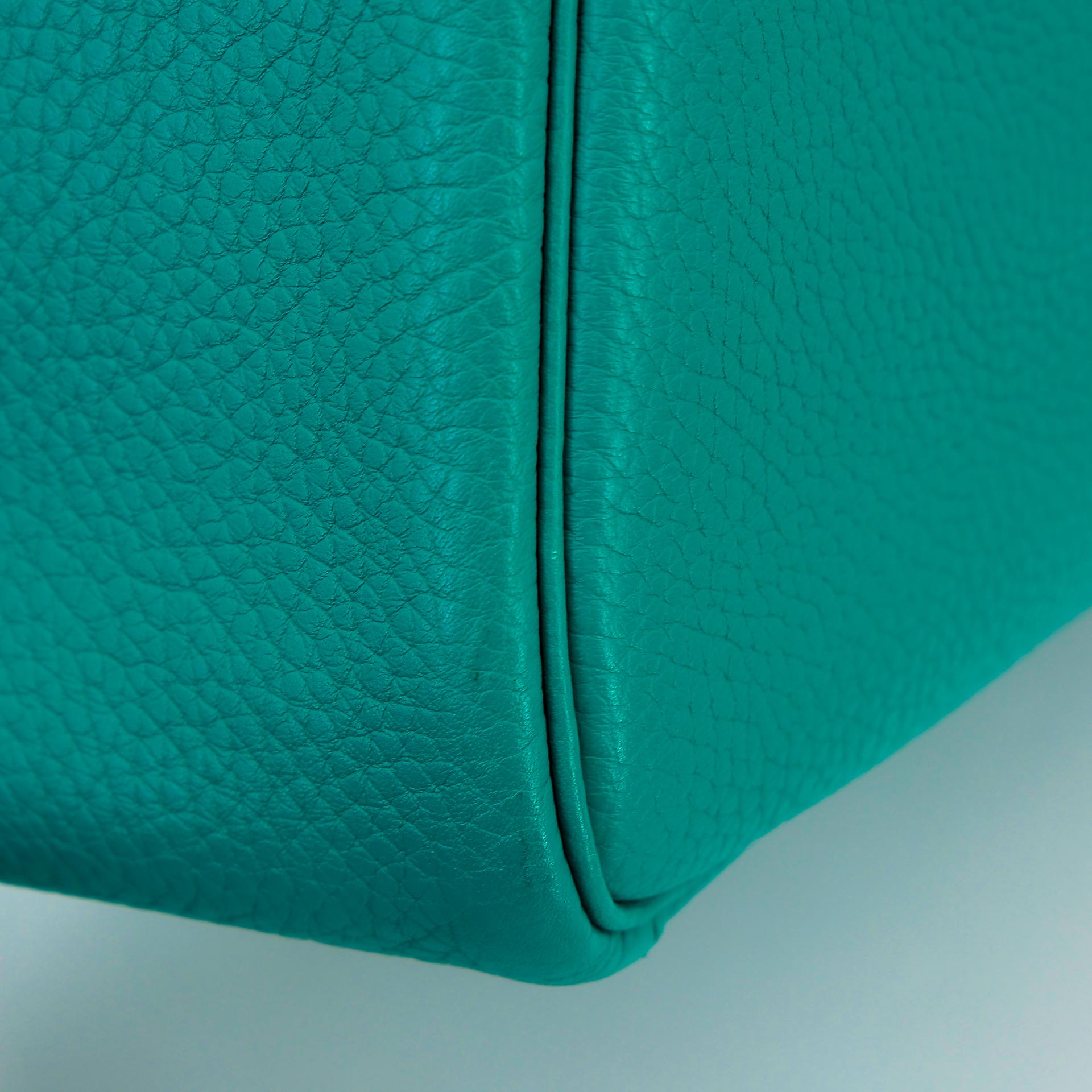 ランク A HERMÈS エルメス リンディ26 ブルーパオン (7F) トリヨン シルバー金具 X刻印 - 13