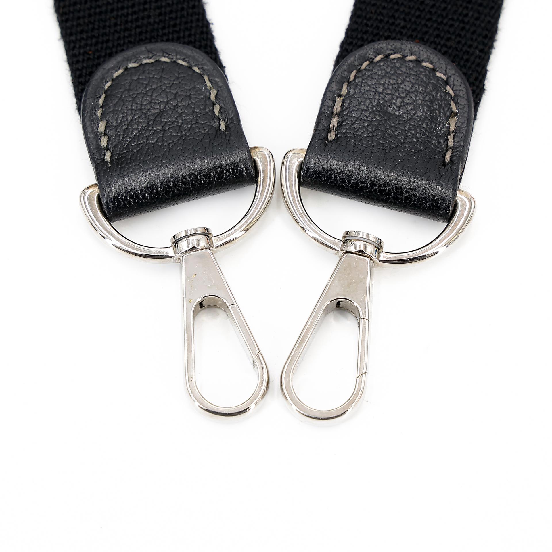 中古AB HERMÈS 爱马仕 Garden Party 花园 TPM 30 89 黑色 Noir 帆布 Buffalo 水牛皮 银扣 □J刻 2006年 - 36