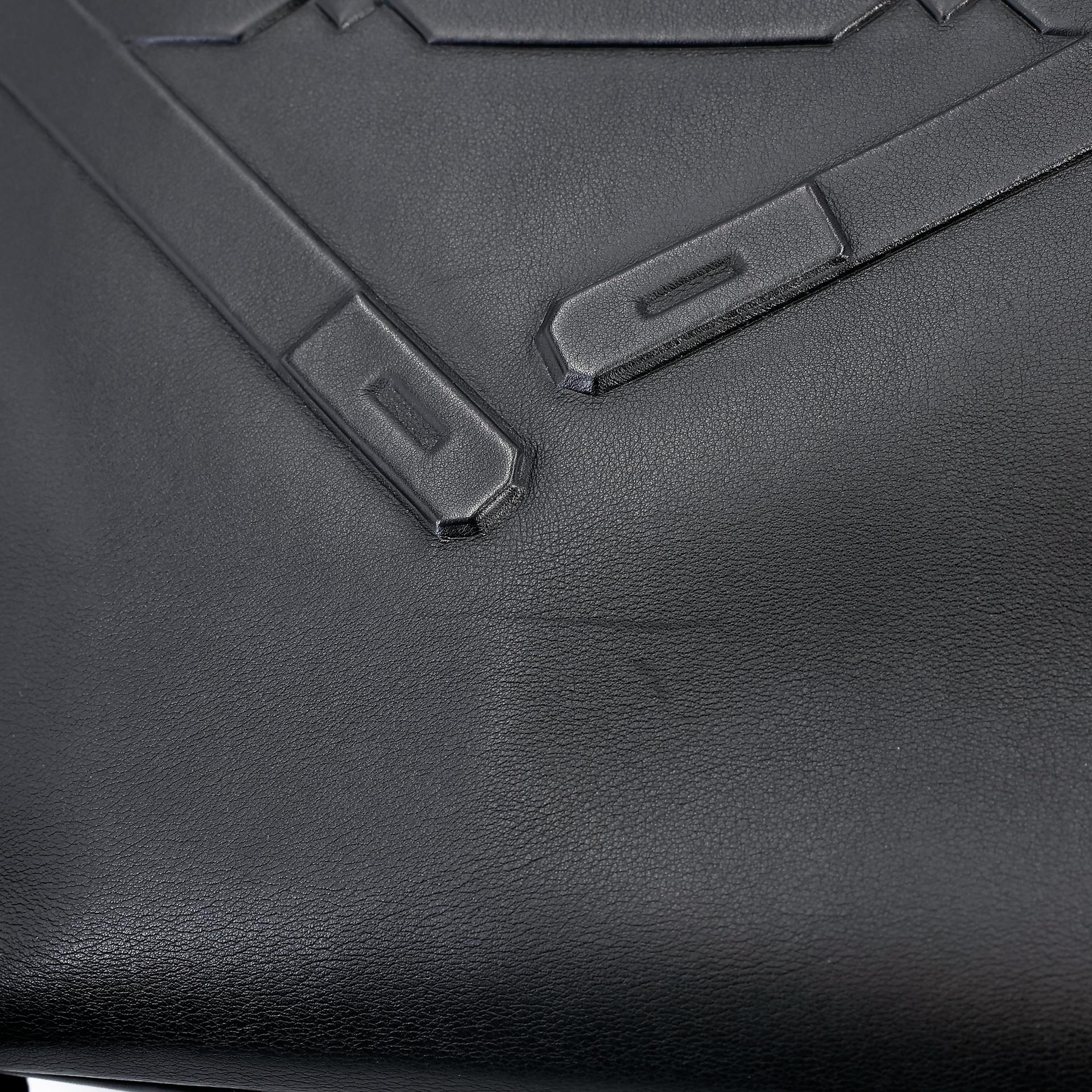 Good ( Rank AB) HERMÈS Limited Edition Birkin 35 Shadow Black (89) Swift Palladium hardware Square M (2009) - 24