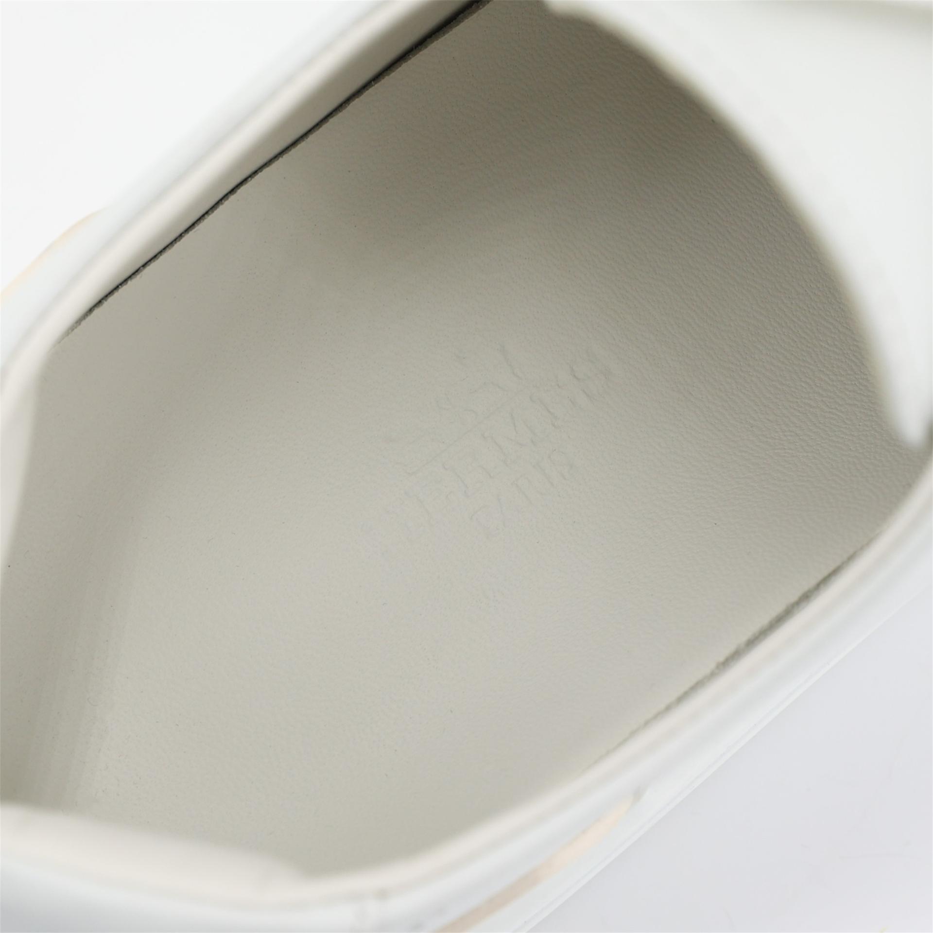 Brand New ( Rank N ) HERMÈS Deep sneaker White Calfskin - 4