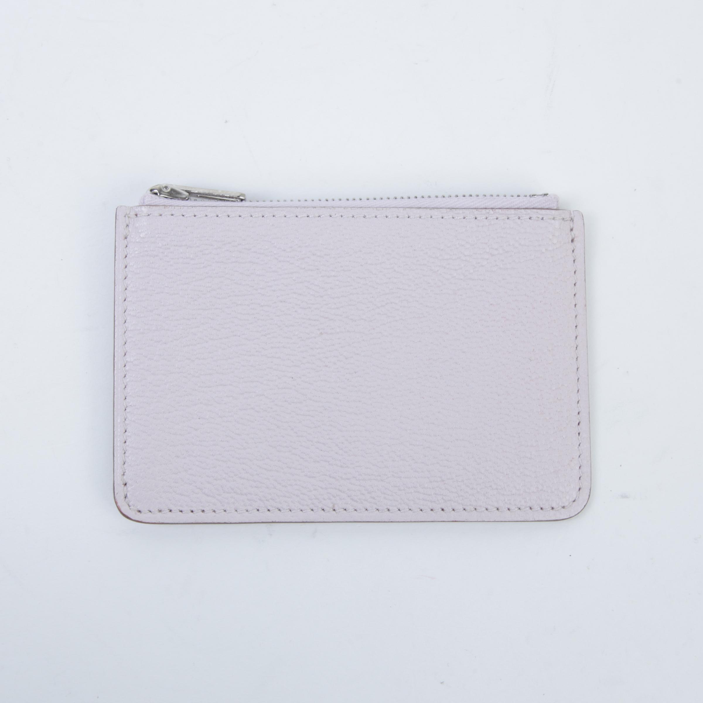 Unused ( Rank NS ) HERMÈS Roulis Slim Mauve Pale (09) Chevre Palladium hardware B (2023) - 13