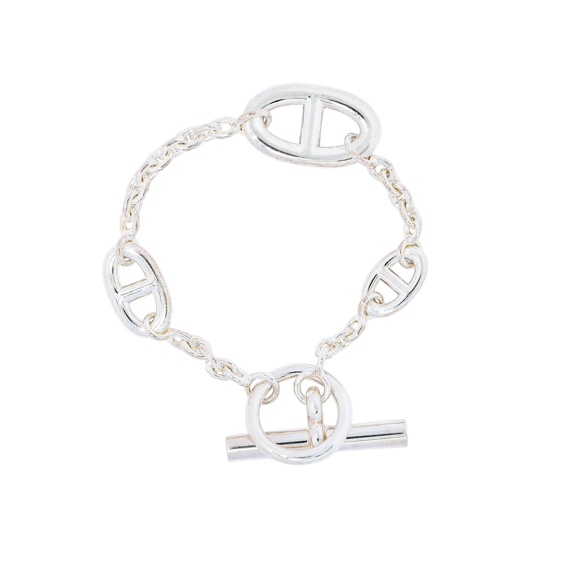 Brand New ( Rank N ) HERMÈS Bracelet Farandole Silver Silver 925 Palladium hardware - 1