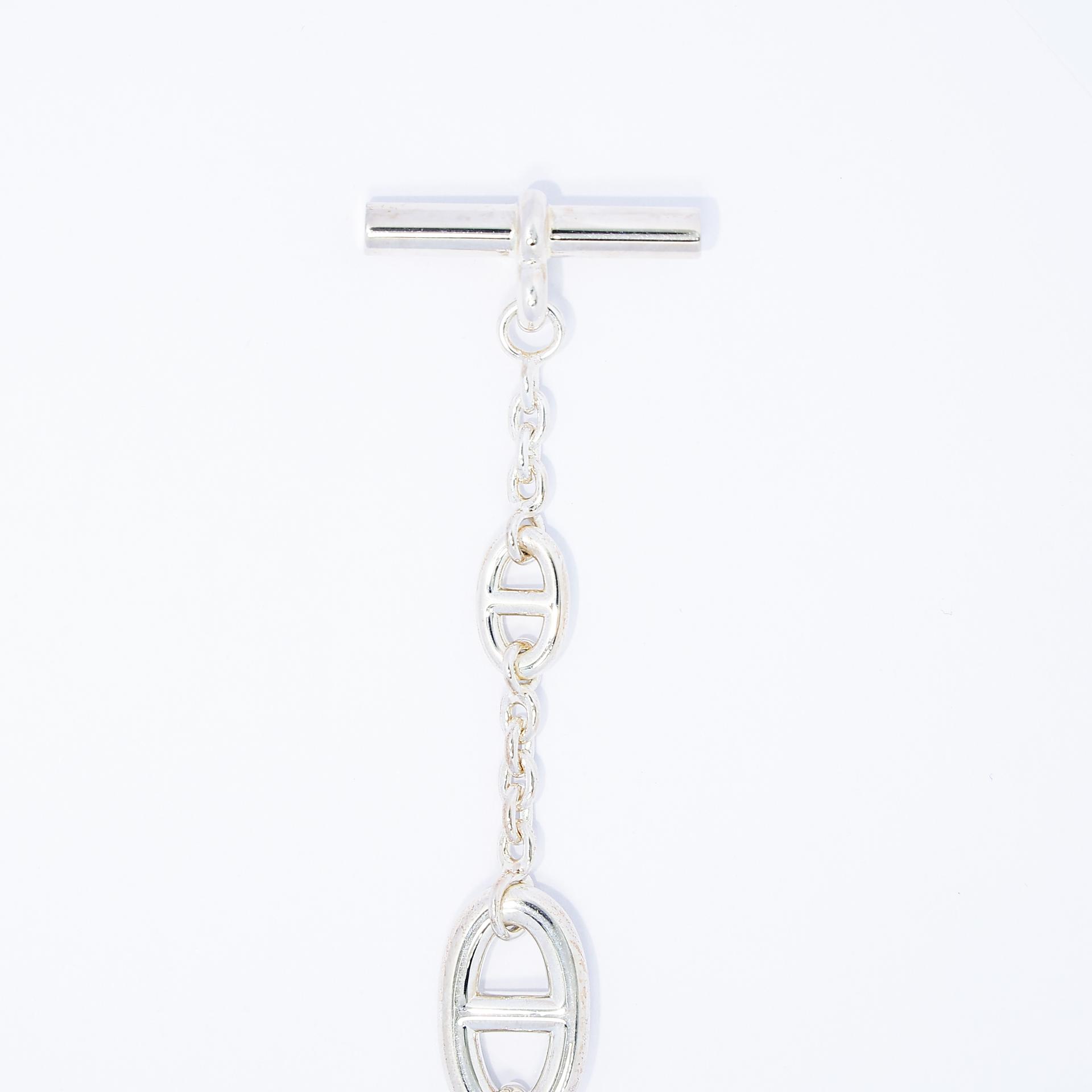 Brand New ( Rank N ) HERMÈS Bracelet Farandole Silver Silver 925 Palladium hardware - 4