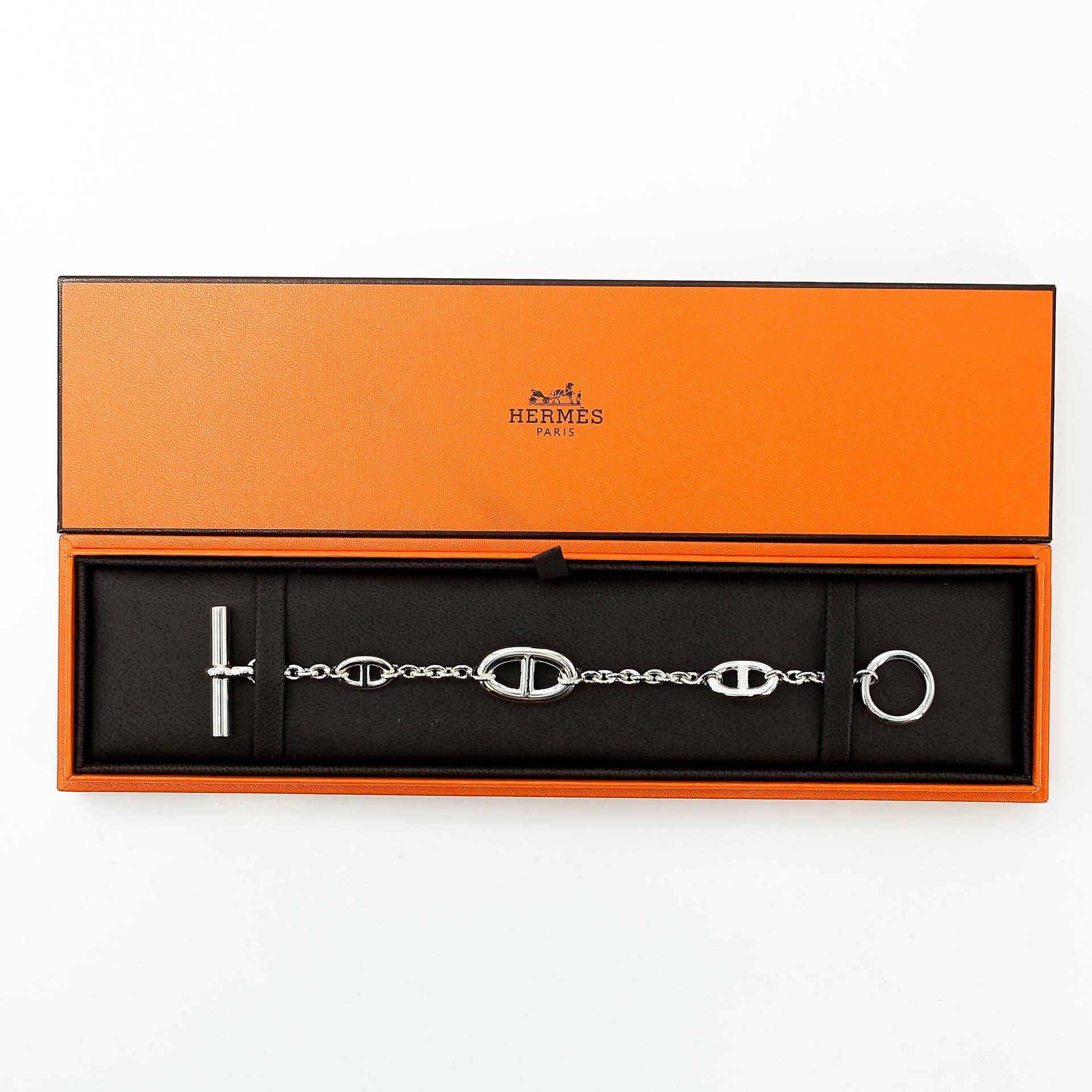 Brand New ( Rank N ) HERMÈS Bracelet Farandole Silver Silver 925 Palladium hardware - 6