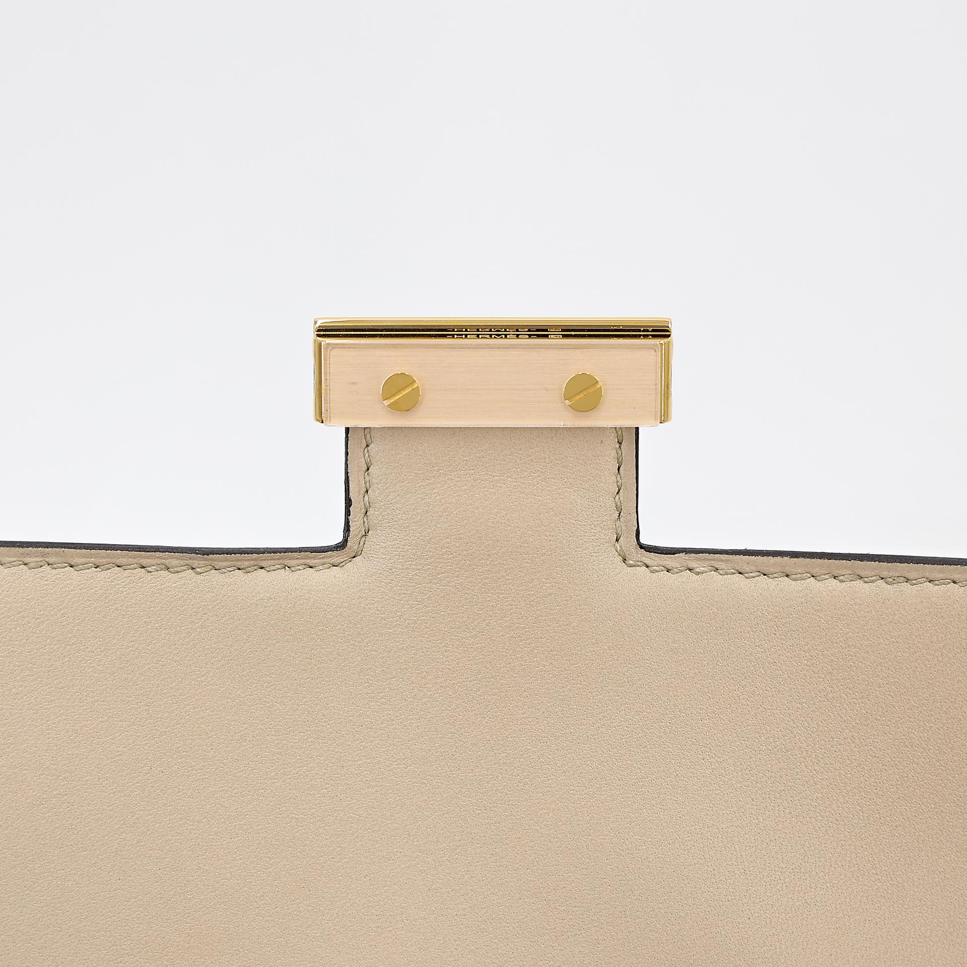 Very Good ( Rank A) HERMÈS Constance Mini Ombre (1B) Lizard Gold hardware Y (2020) - 9