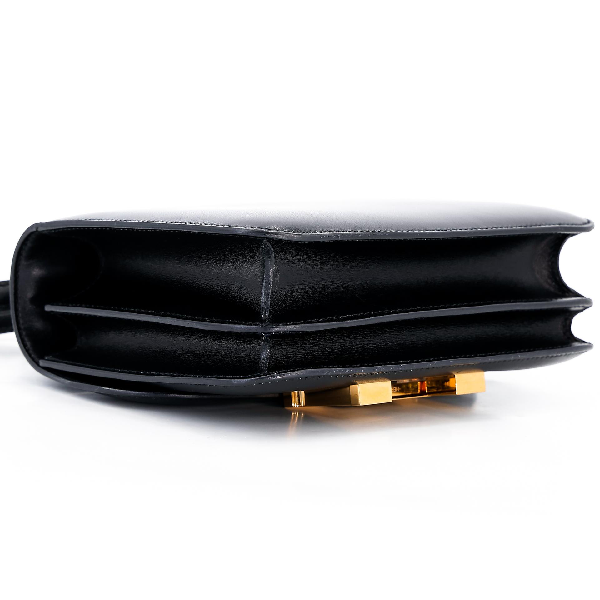 A美品 HERMÈS 爱马仕 Constance 康康 Mini 19 89 黑色 Noir Box牛皮 金扣 Y刻 2020年 - 9