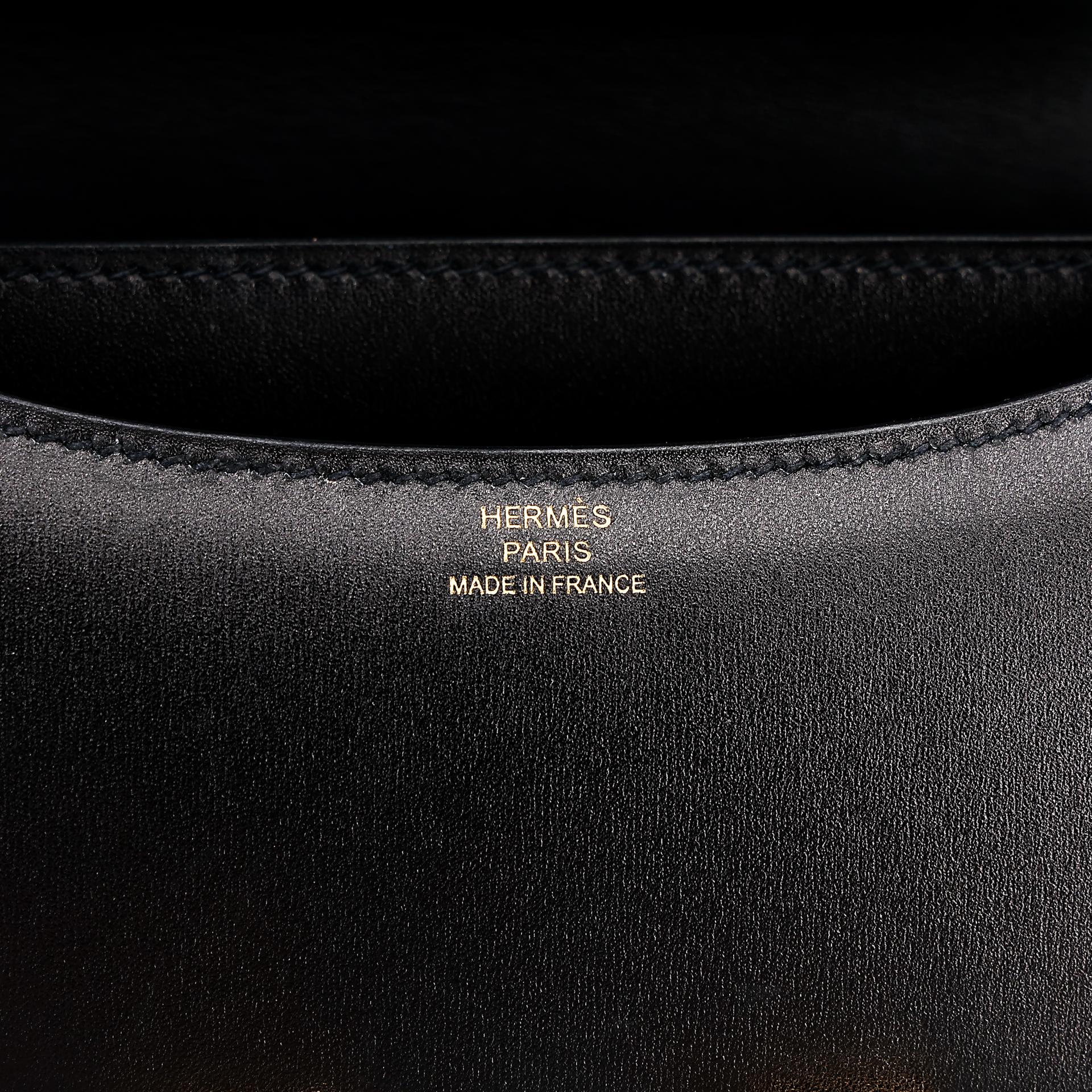 A美品 HERMÈS 爱马仕 Constance 康康 Mini 19 89 黑色 Noir Box牛皮 金扣 Y刻 2020年 - 18
