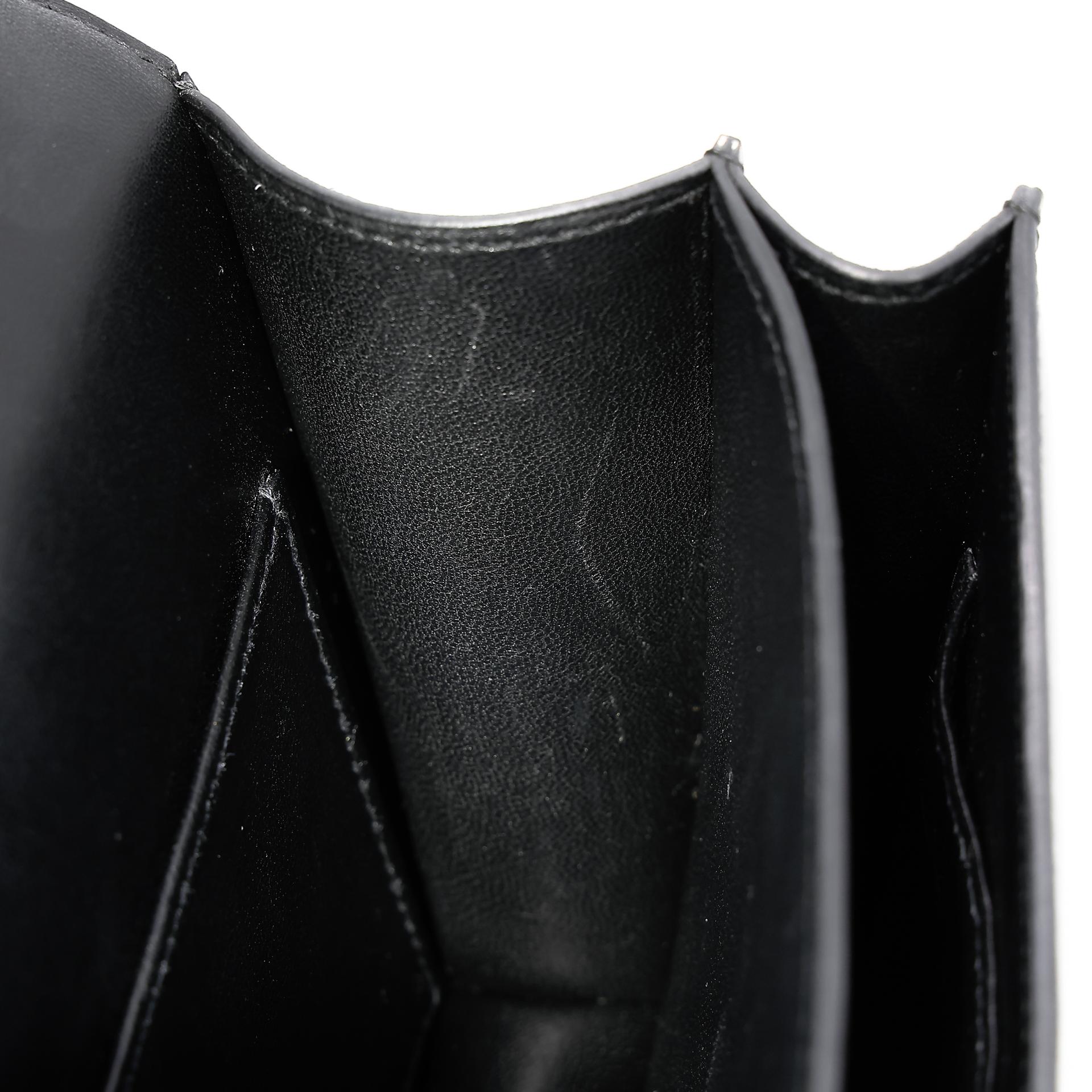 A美品 HERMÈS 爱马仕 Constance 康康 Mini 19 89 黑色 Noir Box牛皮 金扣 Y刻 2020年 - 31