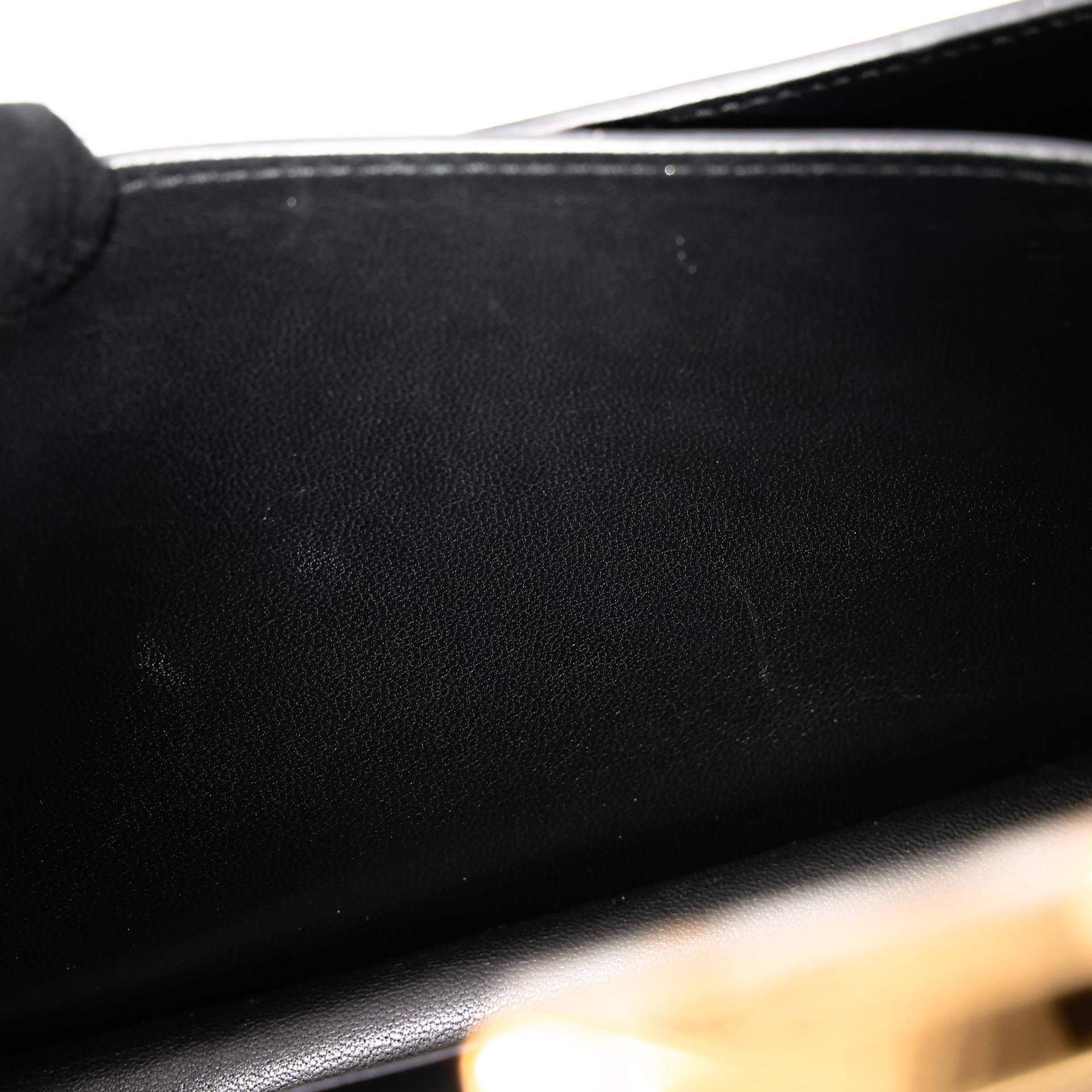 A美品 HERMÈS 爱马仕 Constance 康康 Mini 19 89 黑色 Noir Box牛皮 金扣 Y刻 2020年 - 34