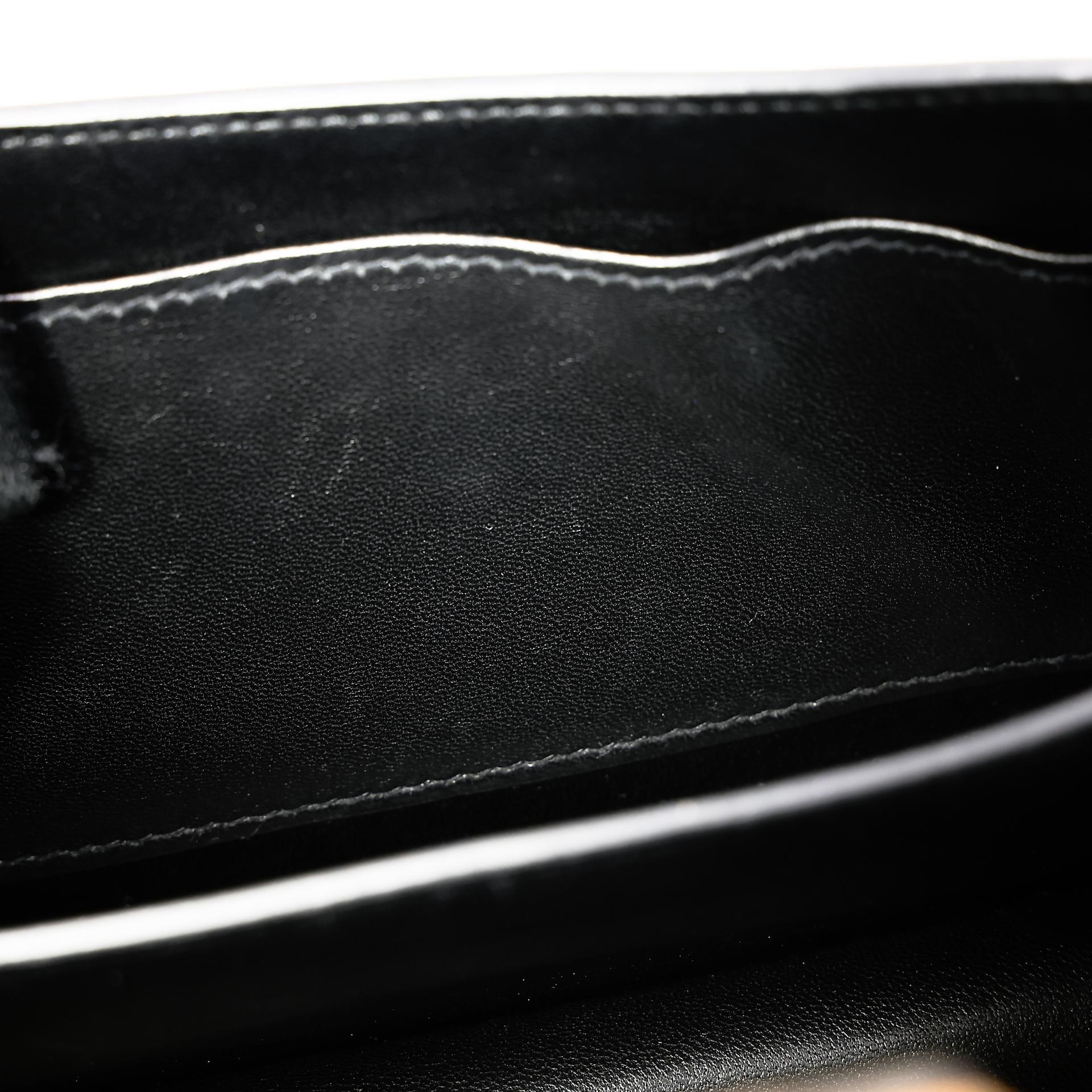 A美品 HERMÈS 爱马仕 Constance 康康 Mini 19 89 黑色 Noir Box牛皮 金扣 Y刻 2020年 - 35