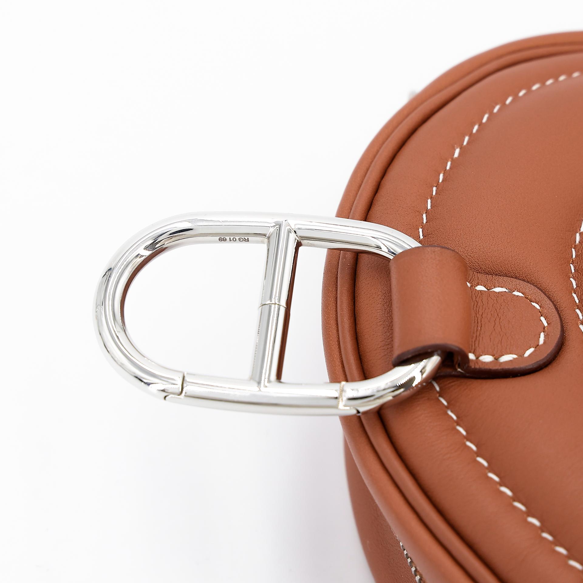 Excellent ( Rank SA ) HERMÈS In-The-Loop belt bag Gold (37) Swift Palladium hardware D (2019) - 4