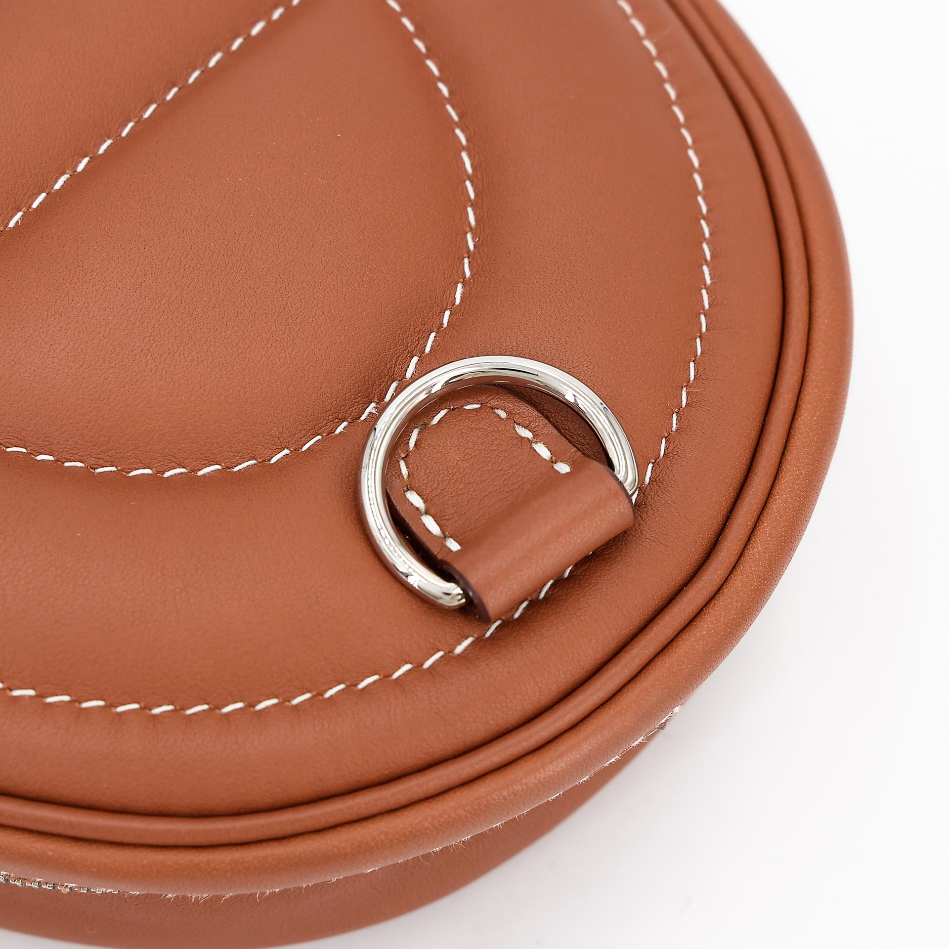 Excellent ( Rank SA ) HERMÈS In-The-Loop belt bag Gold (37) Swift Palladium hardware D (2019) - 6