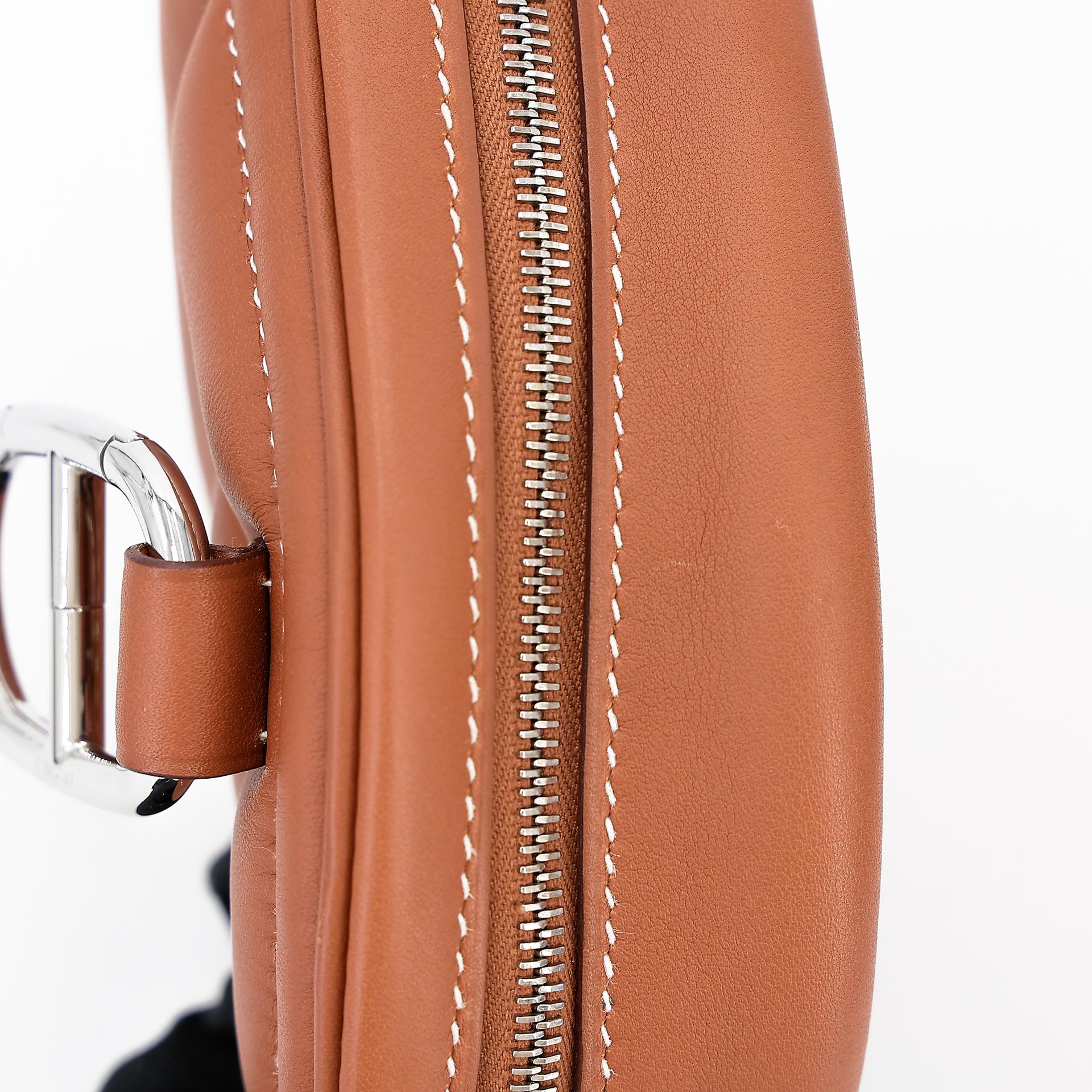 Excellent ( Rank SA ) HERMÈS In-The-Loop belt bag Gold (37) Swift Palladium hardware D (2019) - 14