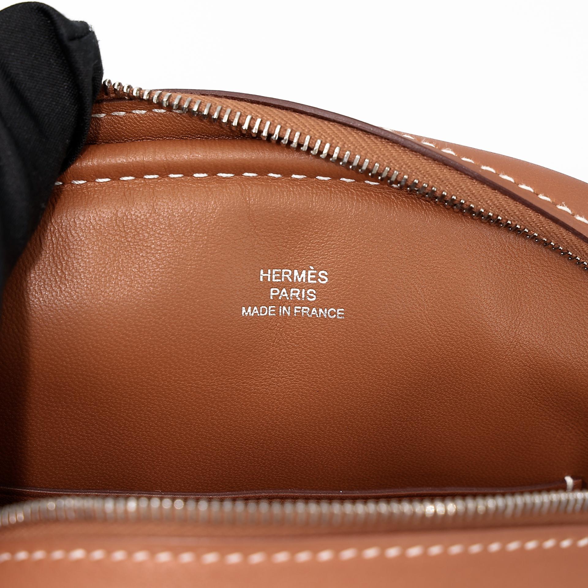 Excellent ( Rank SA ) HERMÈS In-The-Loop belt bag Gold (37) Swift Palladium hardware D (2019) - 16