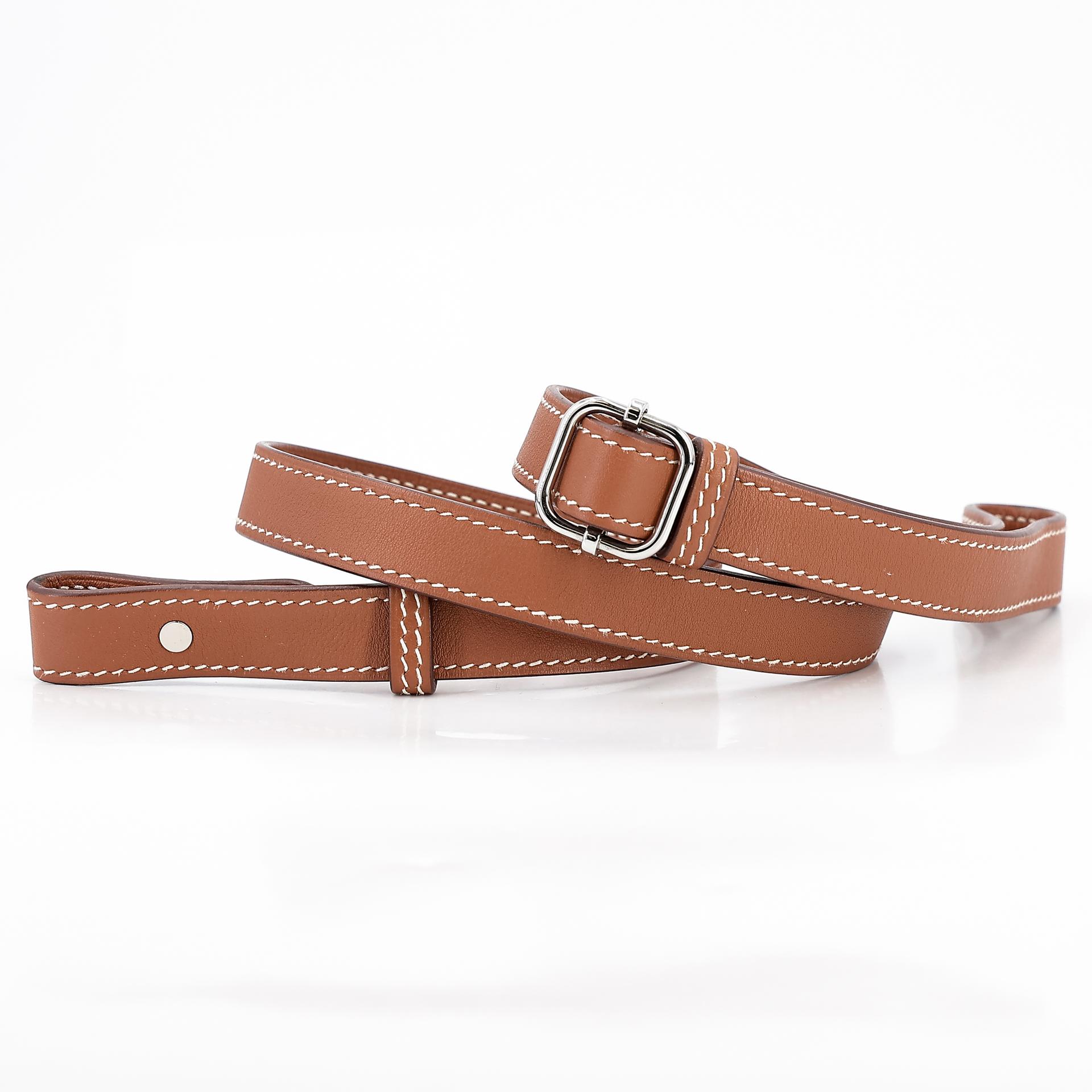 Excellent ( Rank SA ) HERMÈS In-The-Loop belt bag Gold (37) Swift Palladium hardware D (2019) - 20