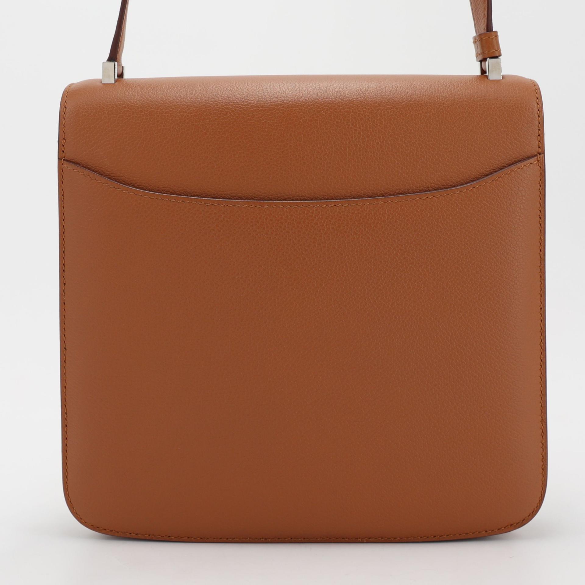 Excellent ( Rank SA ) HERMÈS 2002-20 Gold (37) Evercolor Palladium hardware D (2019) - 2