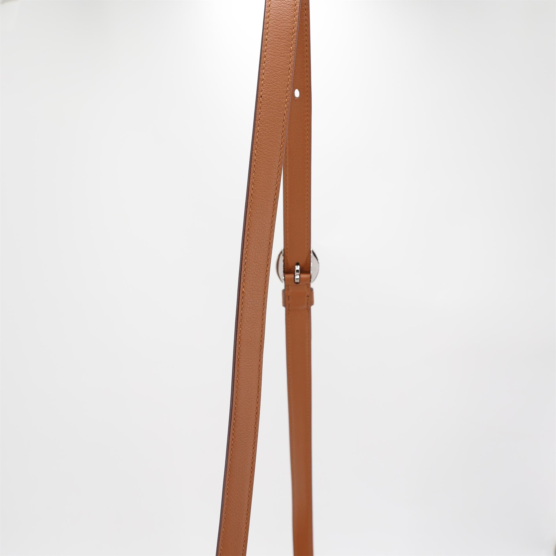 Excellent ( Rank SA ) HERMÈS 2002-20 Gold (37) Evercolor Palladium hardware D (2019) - 3