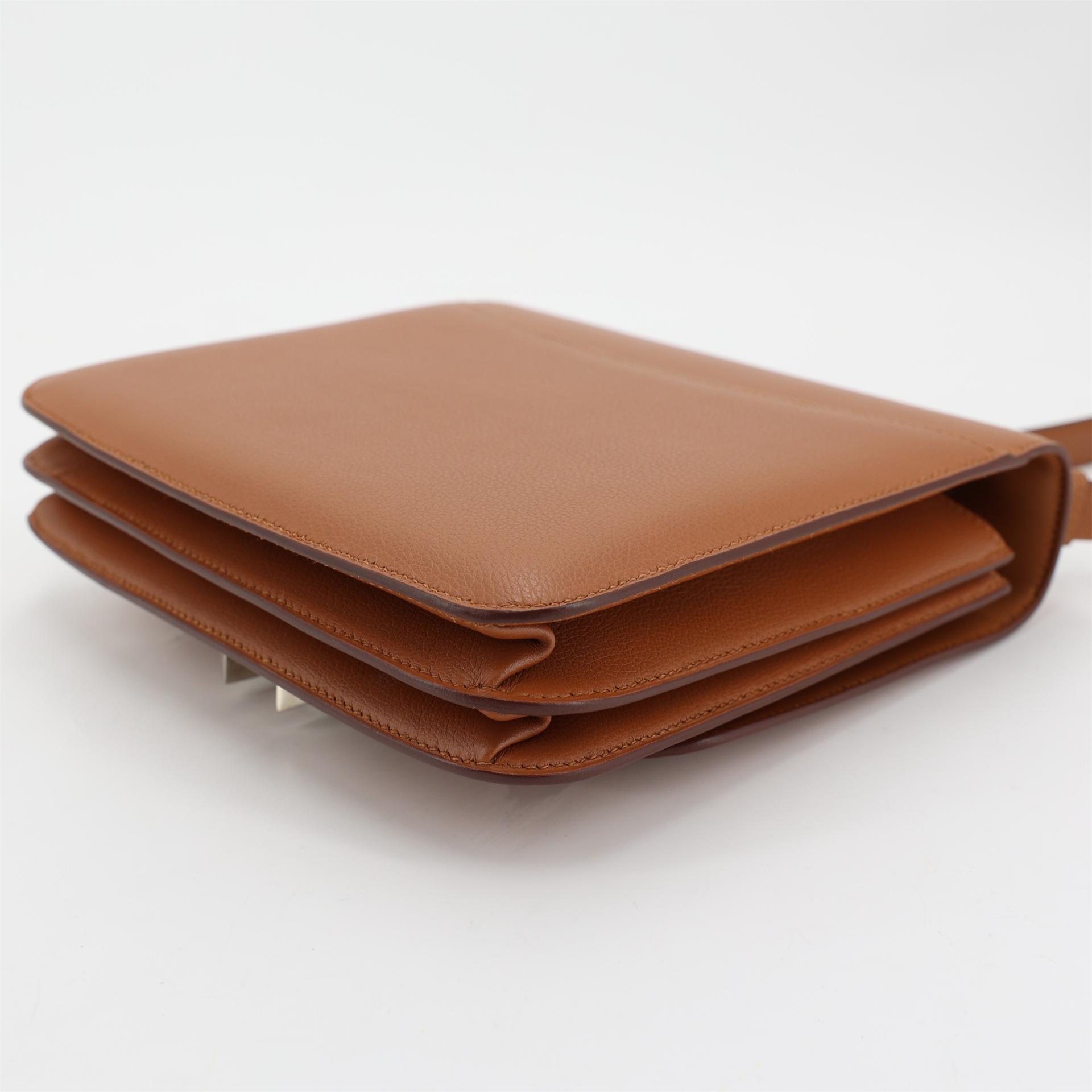 Excellent ( Rank SA ) HERMÈS 2002-20 Gold (37) Evercolor Palladium hardware D (2019) - 7
