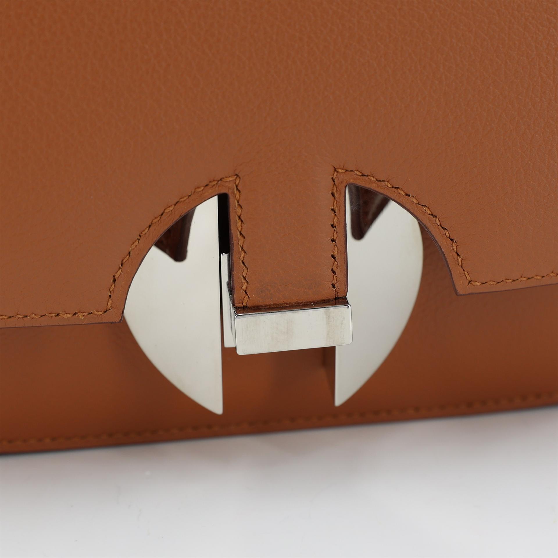 Excellent ( Rank SA ) HERMÈS 2002-20 Gold (37) Evercolor Palladium hardware D (2019) - 10